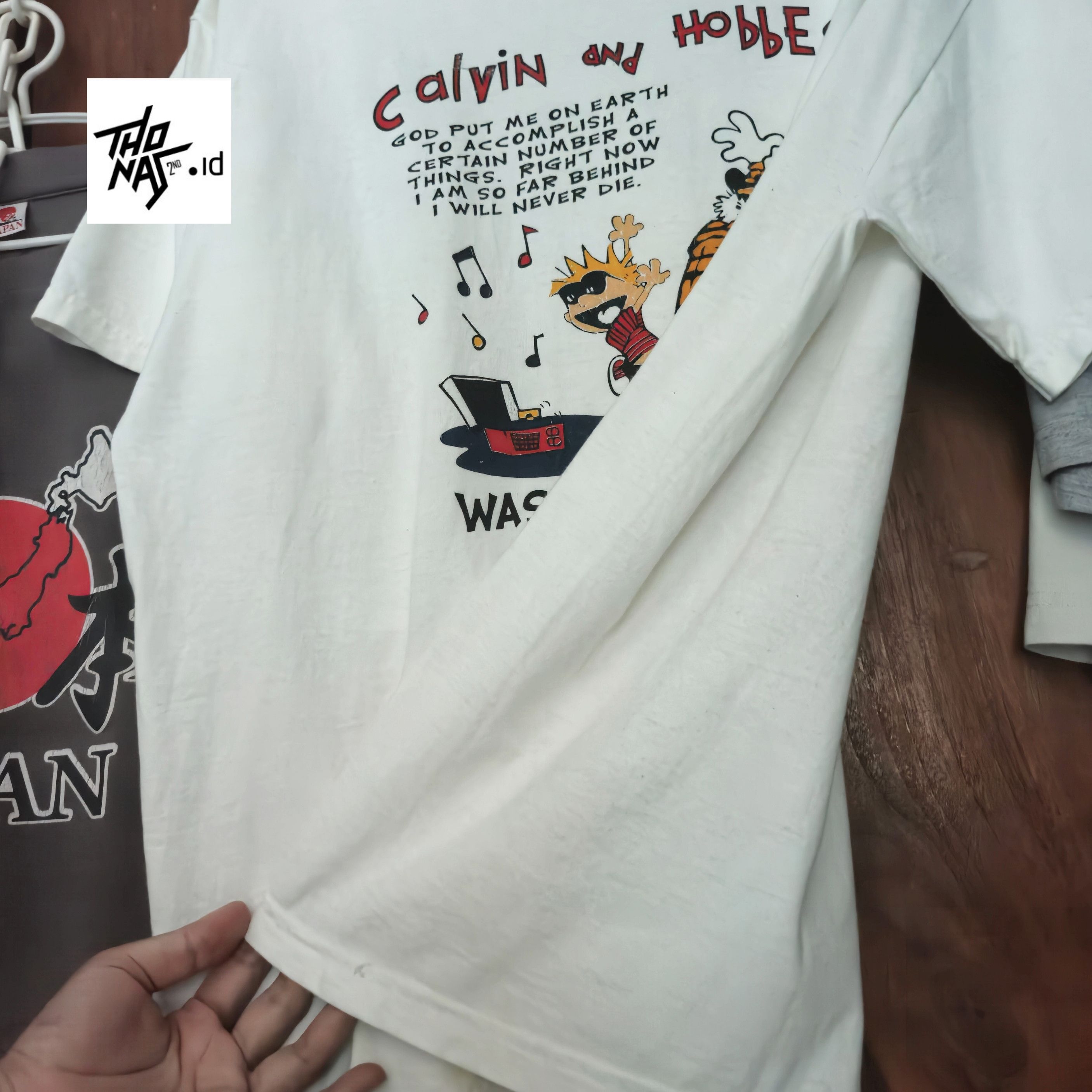 Cartoon Network Vintage 90s Calvin and Hobbes t-shirt Y2K rare retro hype L Size US L / EU 52-54 / 3 - 3 Thumbnail