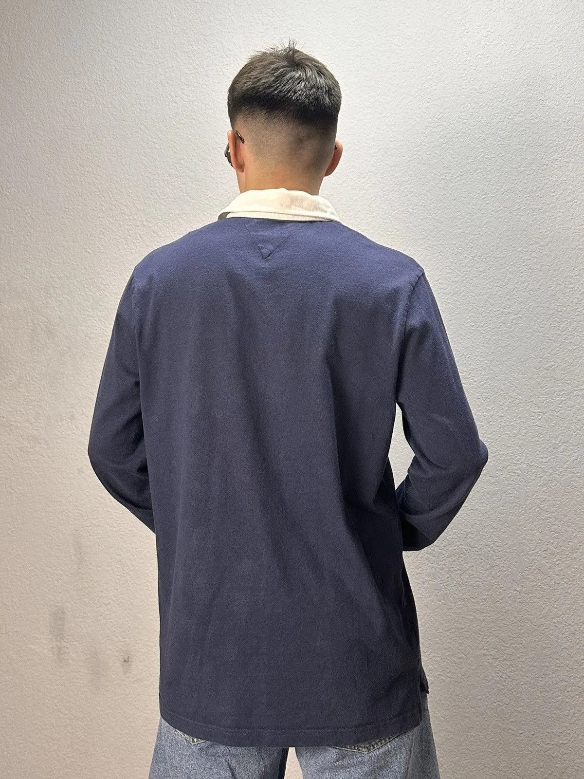 Nike Vintage Tommy Hilfiger Rugby Polo Long Sleeve Y2K Shir Size US S / EU 44-46 / 1 - 2 Thumbnail