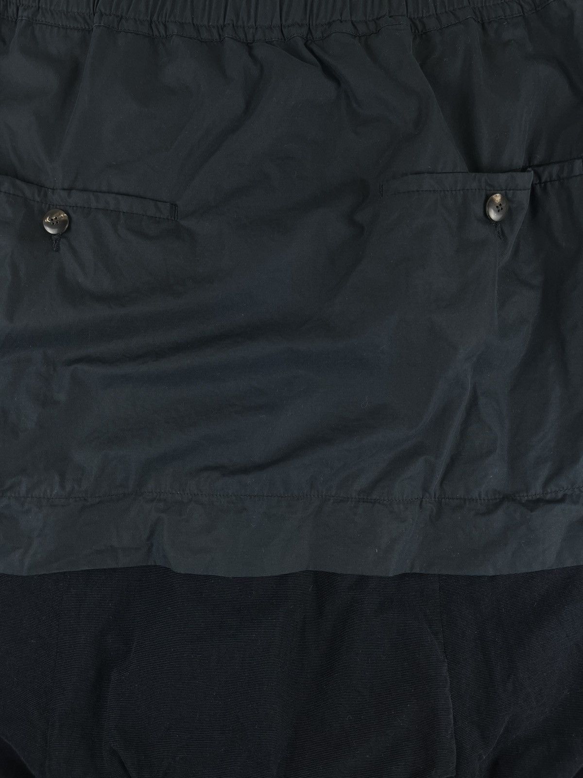 Rick Owens FW10 Rick Owens Gleam Kilted Skirt Cropped Pants Black Size US 30 / EU 46 - 4 Thumbnail