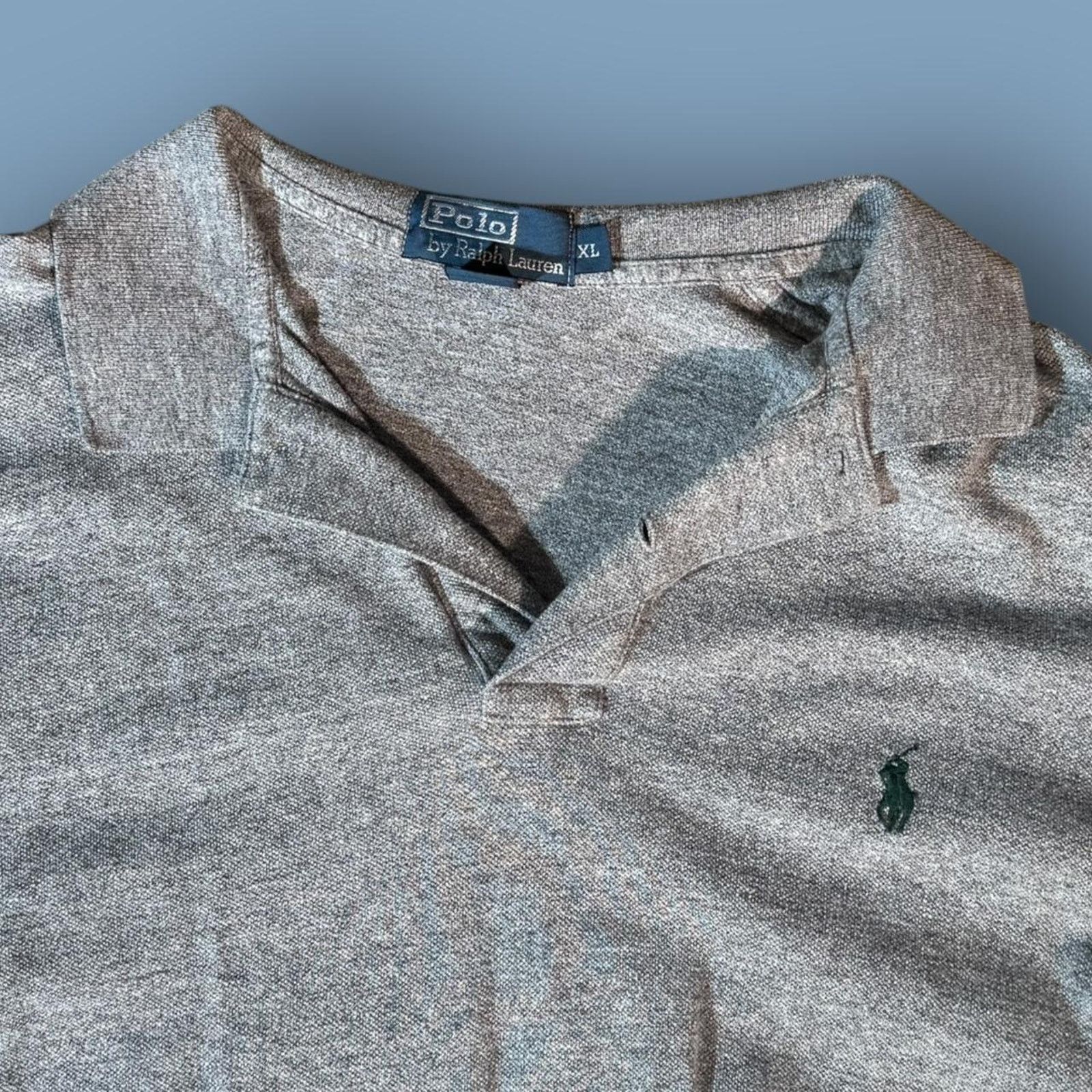 Polo Ralph Lauren Vintage Grey Polo Ralph Lauren polo shirt Size US XL / EU 56 / 4 - 1 Thumbnail