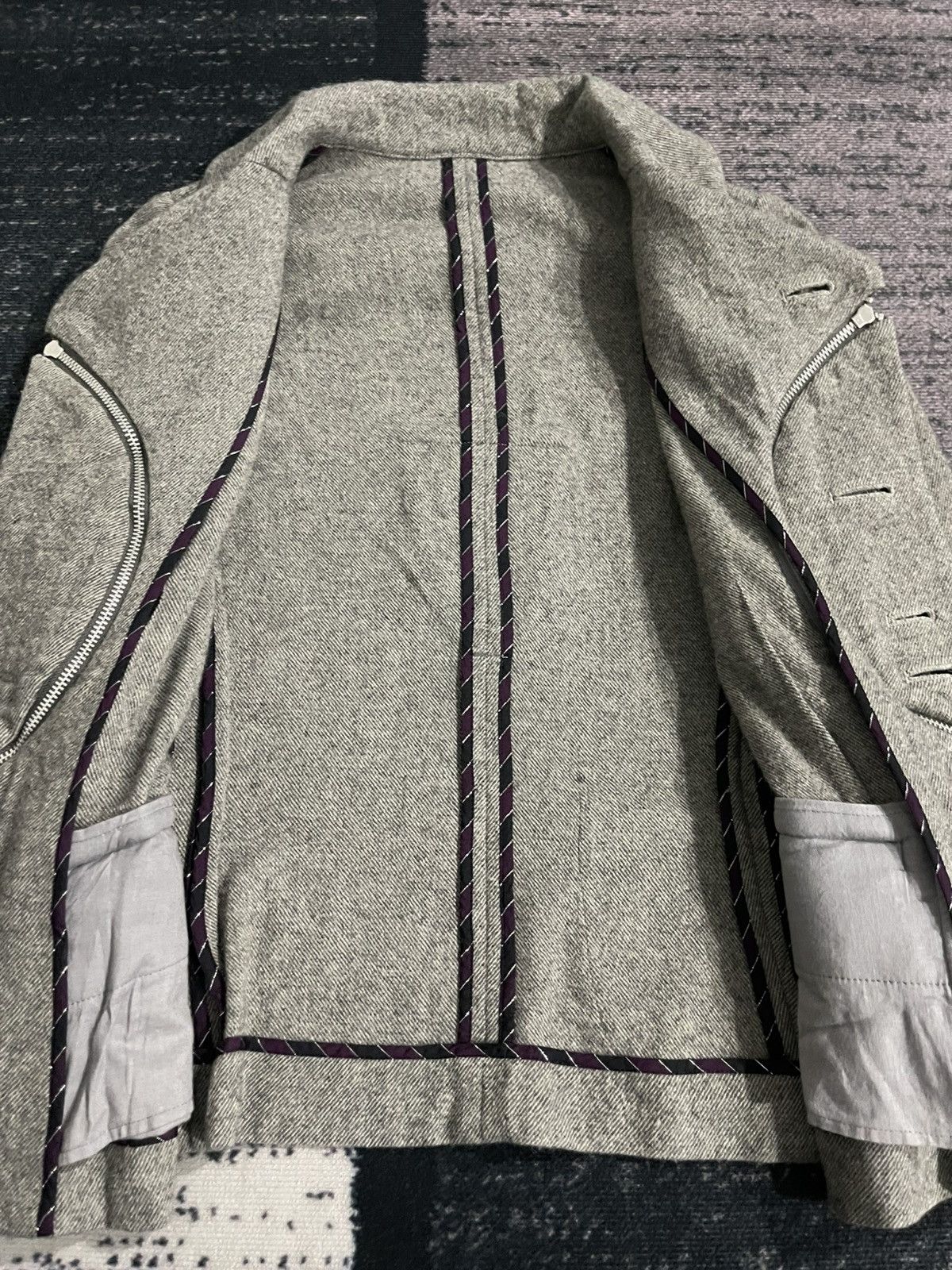 Japanese Brand × Vintage Vintage Unbrand Wool Jacket Size XS / US 0-2 / IT 36-38 - 13 Thumbnail