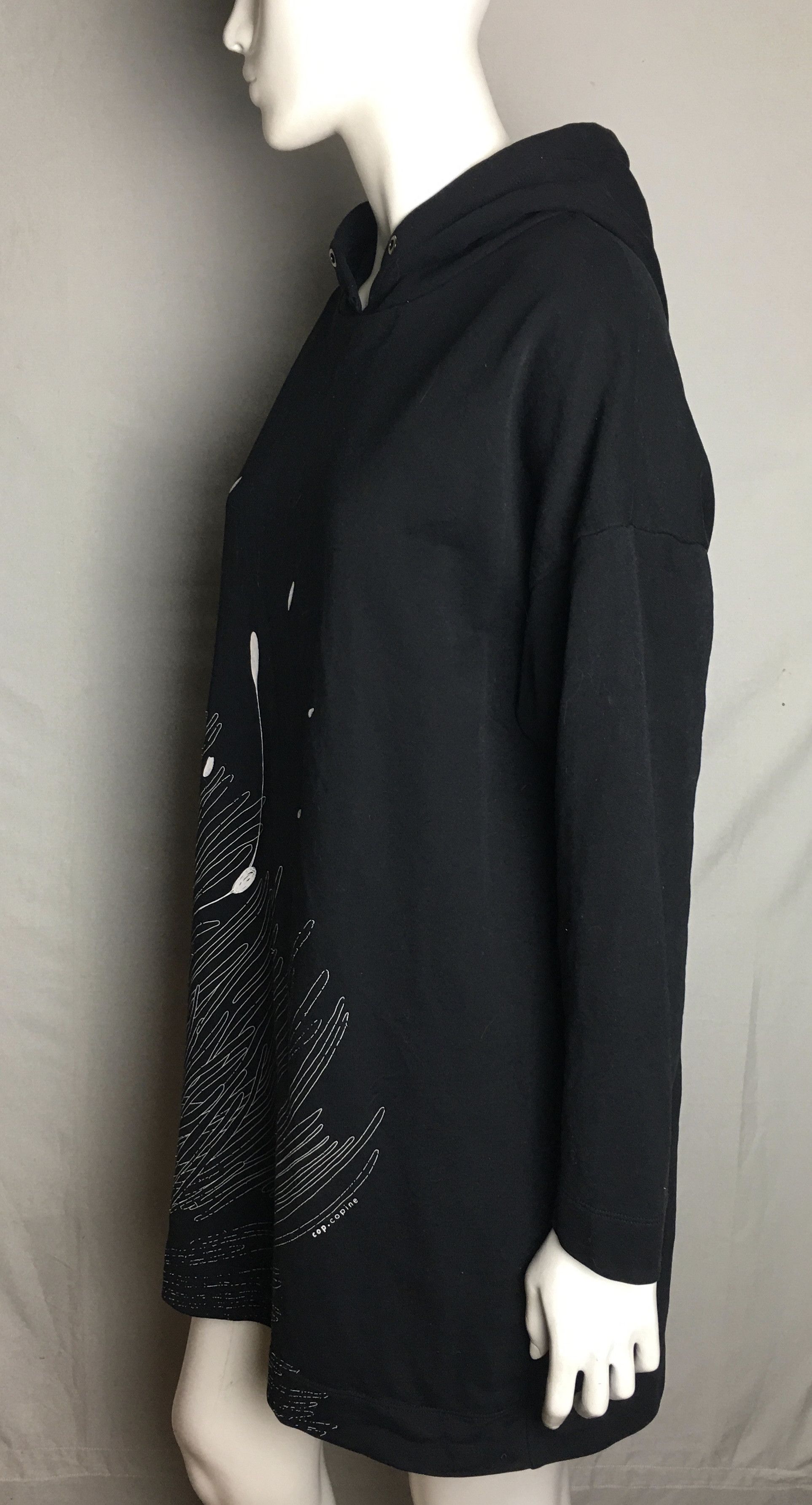 Cop Copine Cop Copine Hoodie Dress Black Size M Size M / US 6-8 / IT 42-44 - 4 Thumbnail