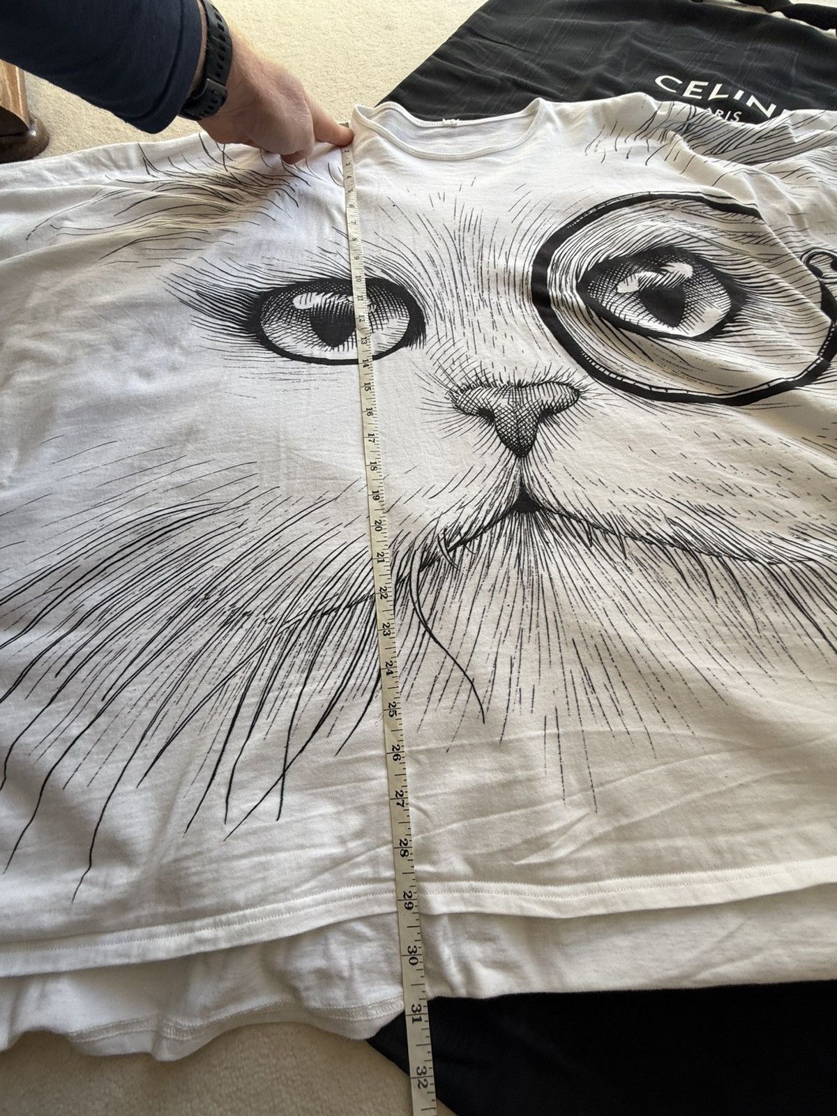 Other Rare Sold Out Rory Dobner cat monocle print tunic t shirt Size US L / EU 52-54 / 3 - 8 Thumbnail