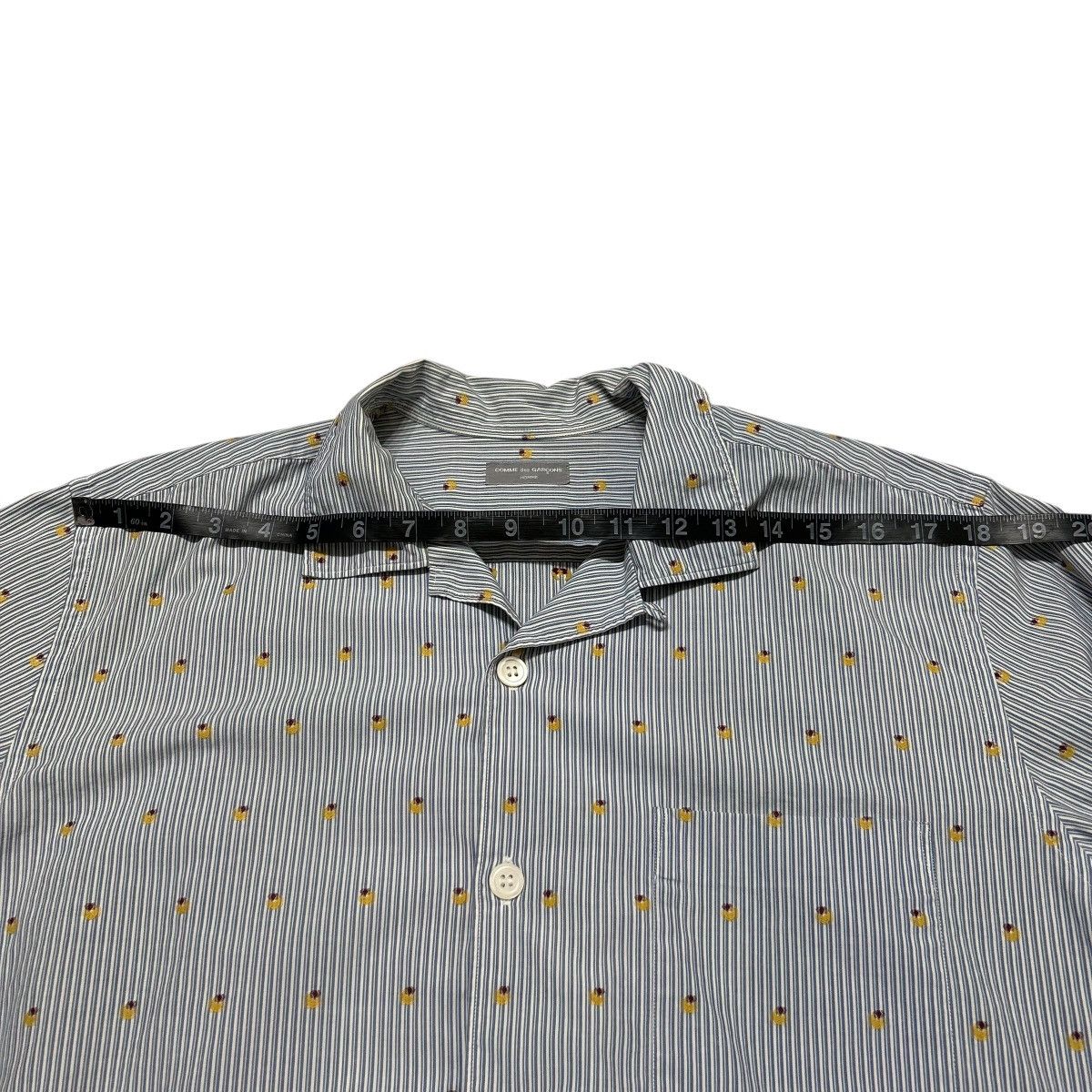 Comme des Garcons 556 01SS 00s Comme Des Garcons Homme shirt jacket men blue Size US S / EU 44-46 / 1 - 20 Thumbnail