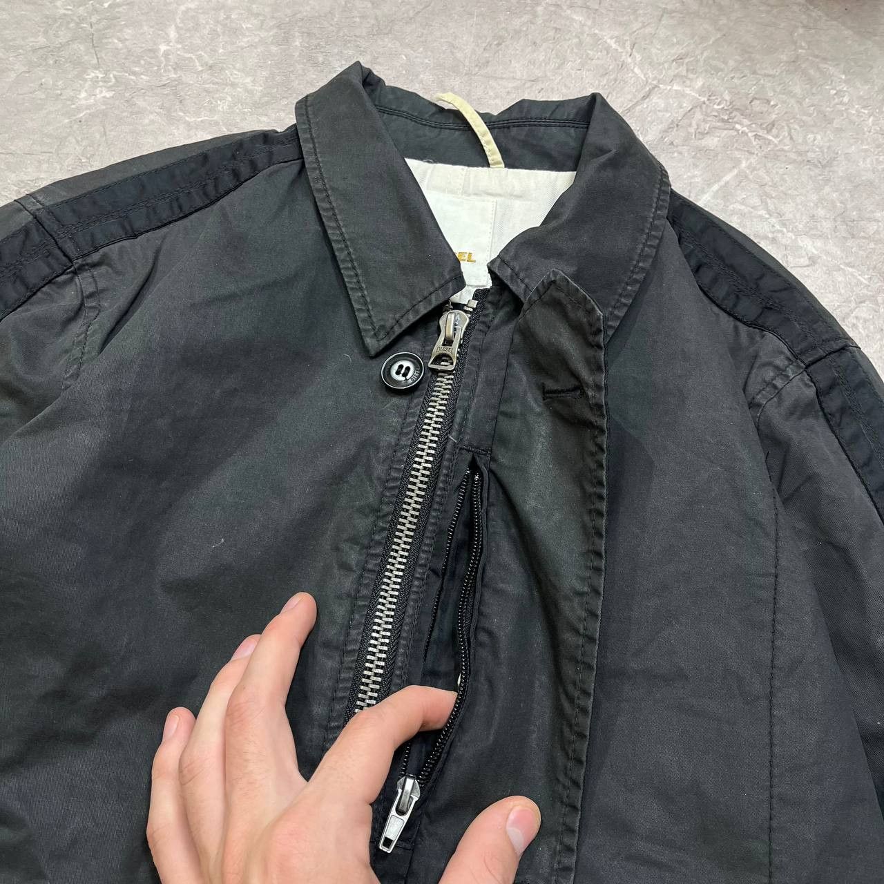 Diesel Vintage Diesel Base Metal Jacket Tapered Bomber Jacket Size US M / EU 48-50 / 2 - 20 Thumbnail
