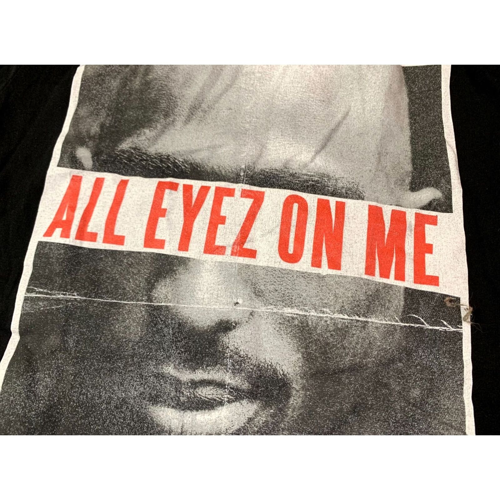 Vintage 2PAC Official Product Shirt M Black 2Pac All Eyez On Me Mens Medium T-Shirt Size US M / EU 48-50 / 2 - 4 Thumbnail