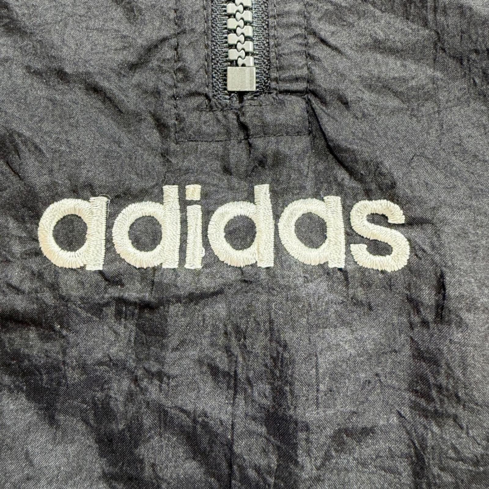 Adidas Vintage 90s Adidas Quarter Zip Windbreaker Jacket Mens L Size US L / EU 52-54 / 3 - 5 Thumbnail
