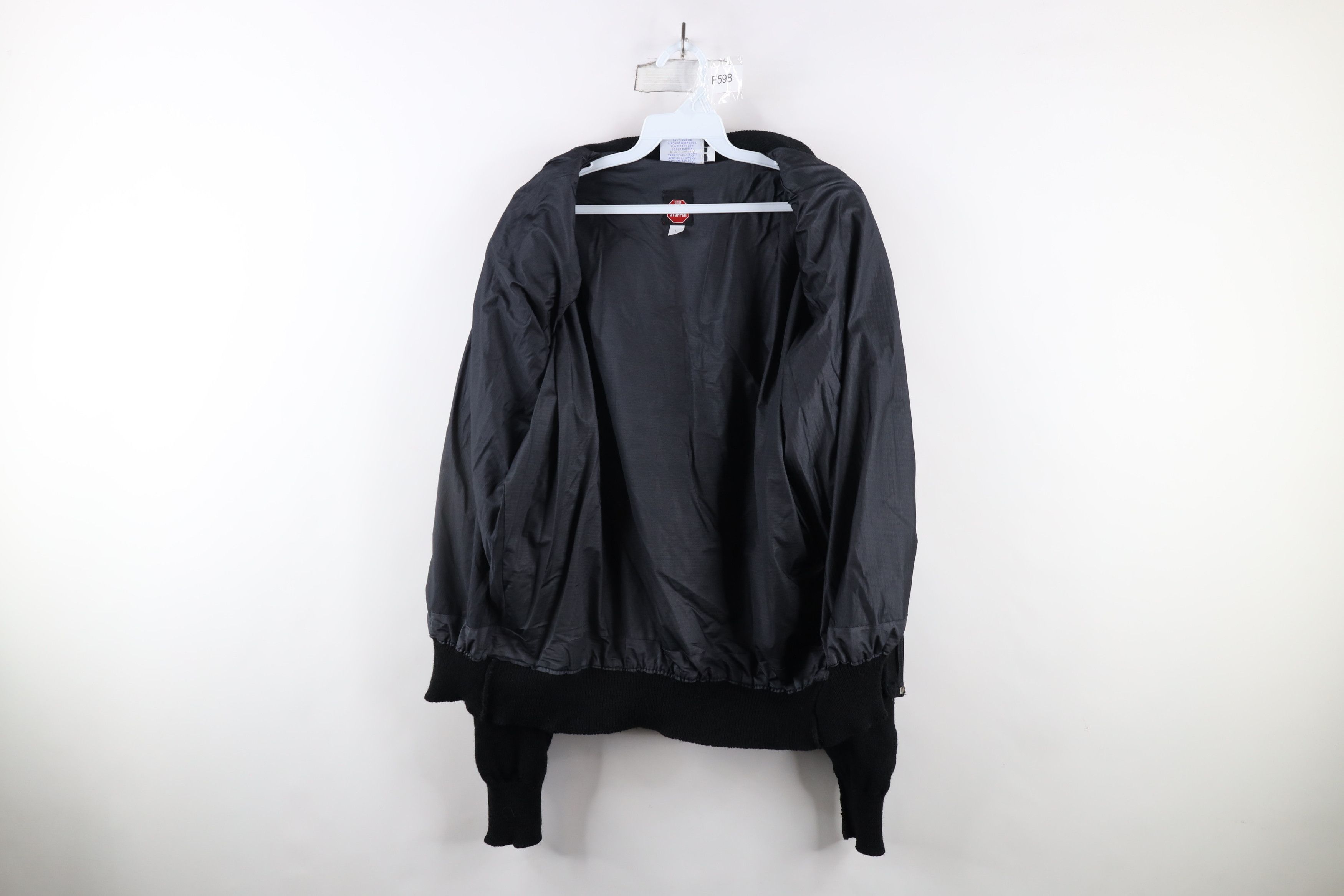 Vintage Vintage 90s Blauer Wool Blend Commando Sweater Jacket USA Size US L / EU 52-54 / 3 - 6 Thumbnail