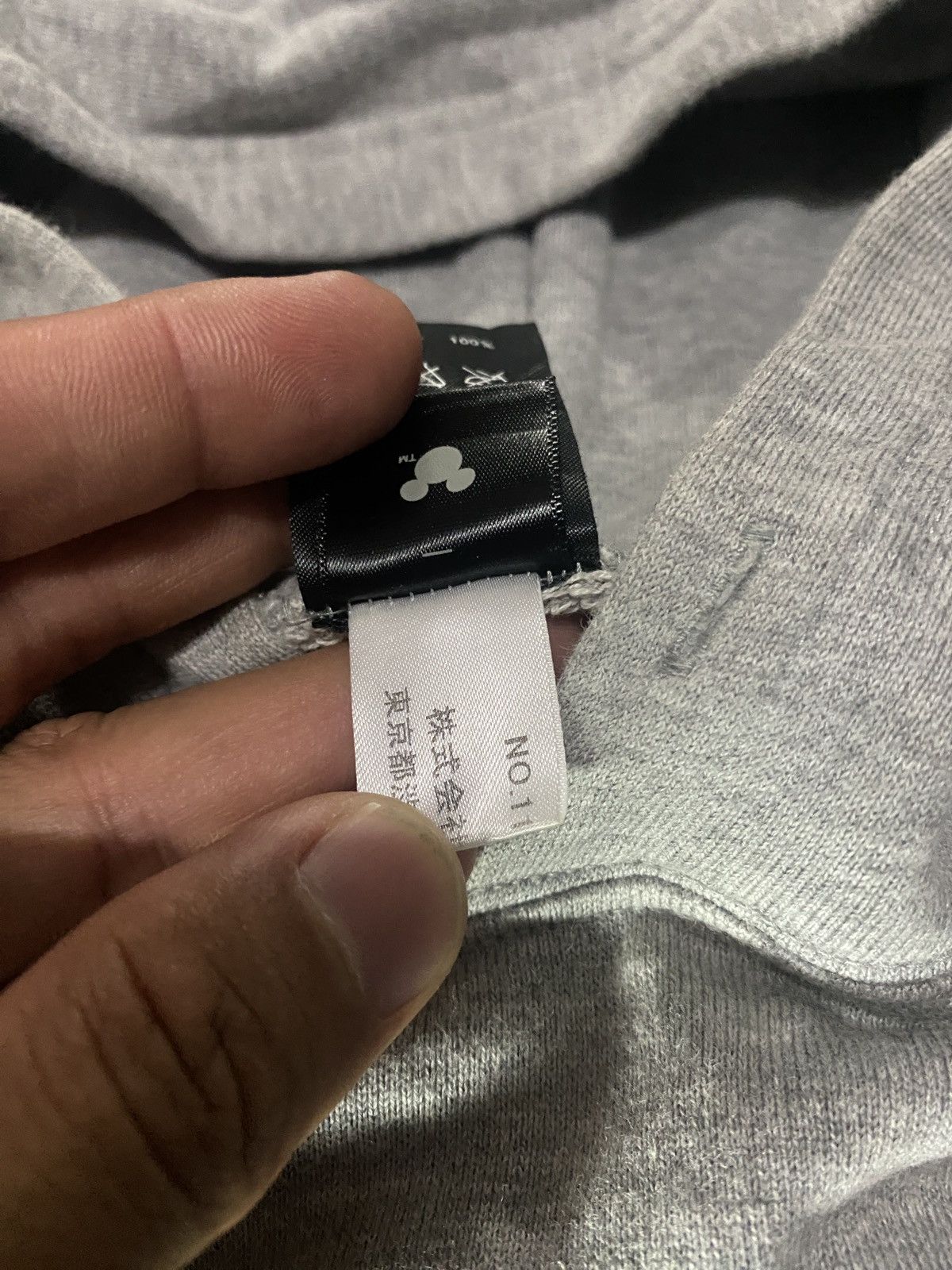 Disney × Number (N)ine Number Nine x Disney Mickey Mouse Hoodie Size US L / EU 52-54 / 3 - 5 Thumbnail