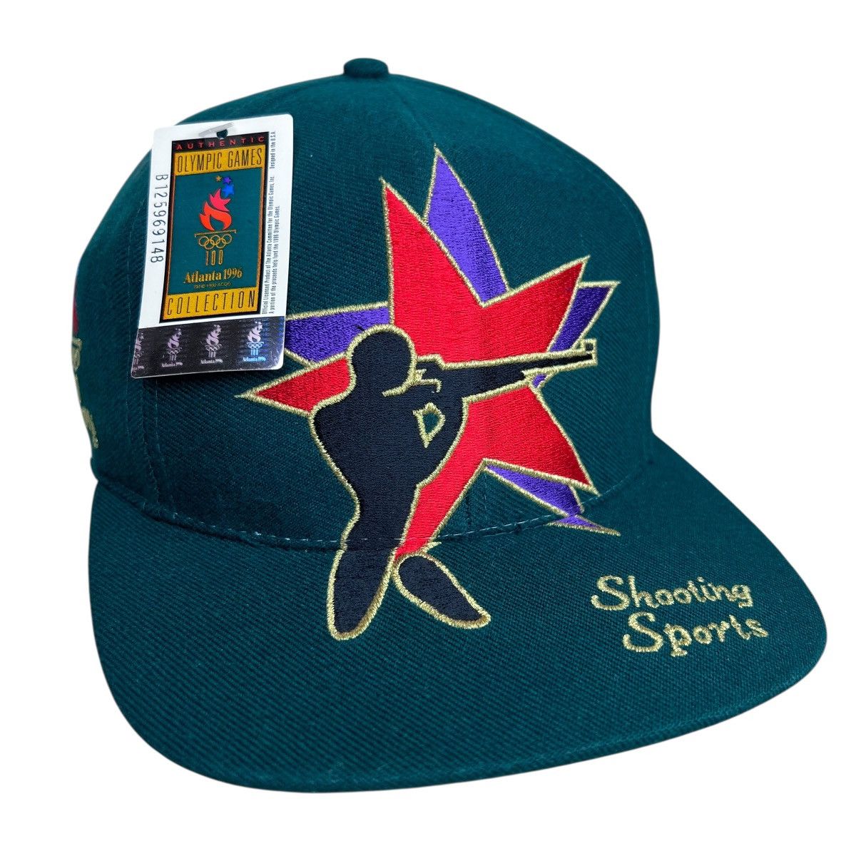 The Game × USA Olympics × Vintage 1996 US Olympics Shooting Sports Big Logo The Game Snapback Size ONE SIZE - 10 Thumbnail