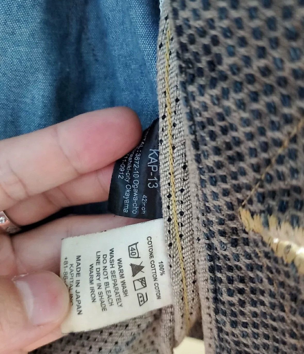 Kapital Kapital gemstone denim jacket2412-Nextarrow Size US S / EU 44-46 / 1 - 5 Thumbnail
