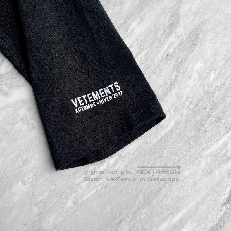 Vetements Vetements Back Inscription Long Sleeve Hoodie Size US M / EU 48-50 / 2 - 5 Thumbnail