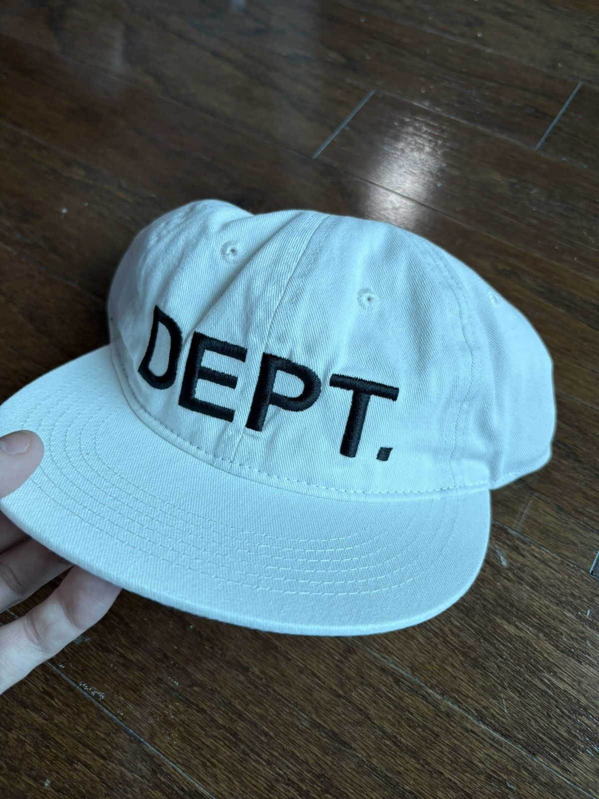 Gallery Dept. Gallery Dept. White DEPT Logo Hat Size ONE SIZE - 2 Thumbnail