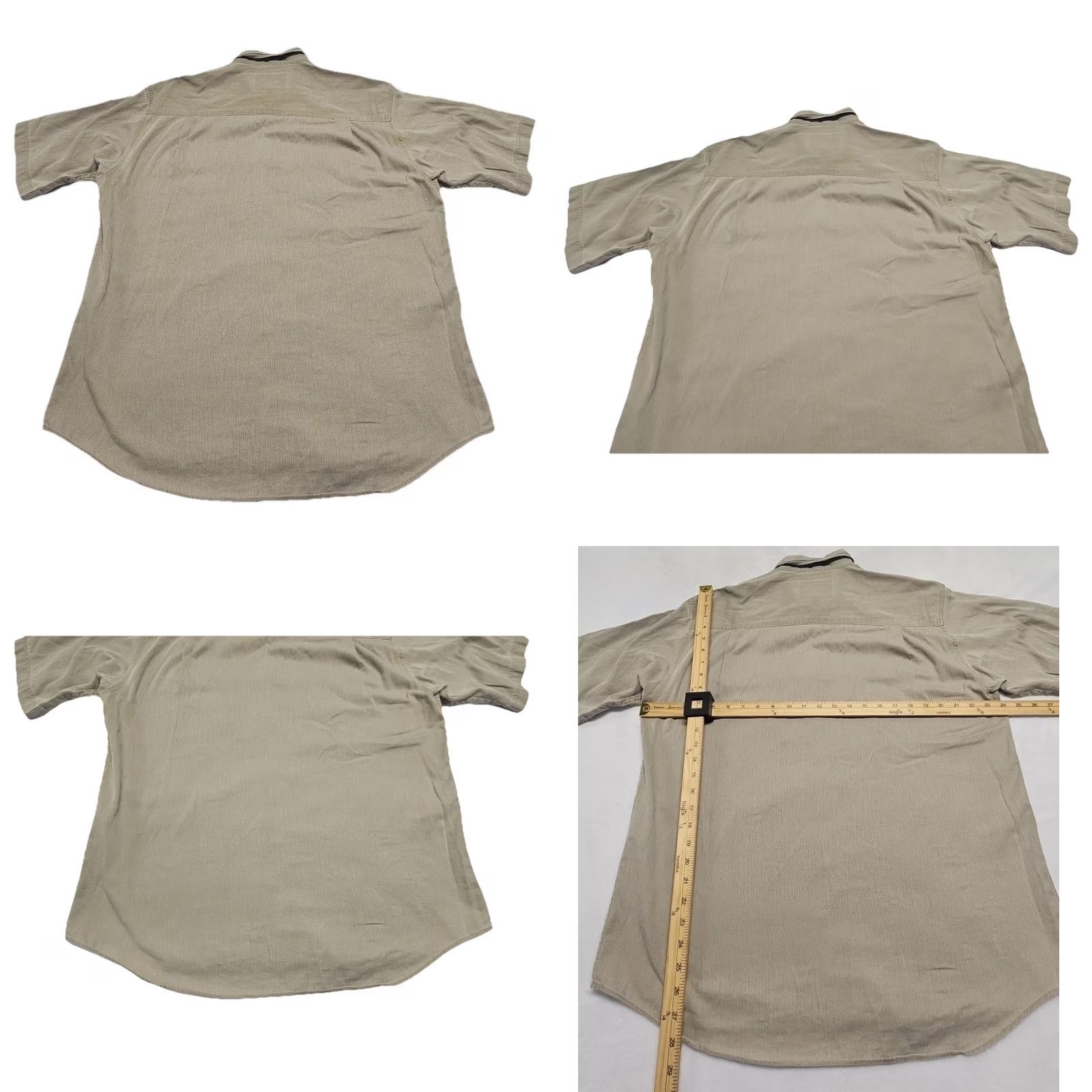 Vintage Woolrich Shirt Mens M Short Sleeve Button Up Outdoor Khaki Cotton Utility Size US M / EU 48-50 / 2 - 8 Thumbnail