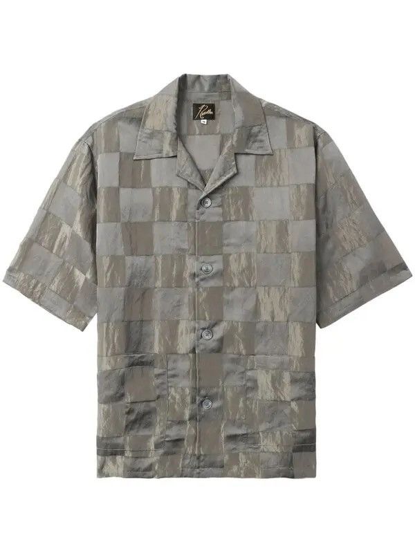 Needles Needles Crinkled Checkerboard Shirt Size US S / EU 44-46 / 1 - 1 Thumbnail