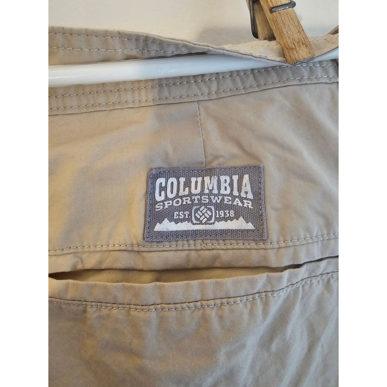Columbia Columbia Sportswear - Men's Khaki Shorts - Regular Fit 34x10 Size US 34 / EU 50 - 5 Thumbnail