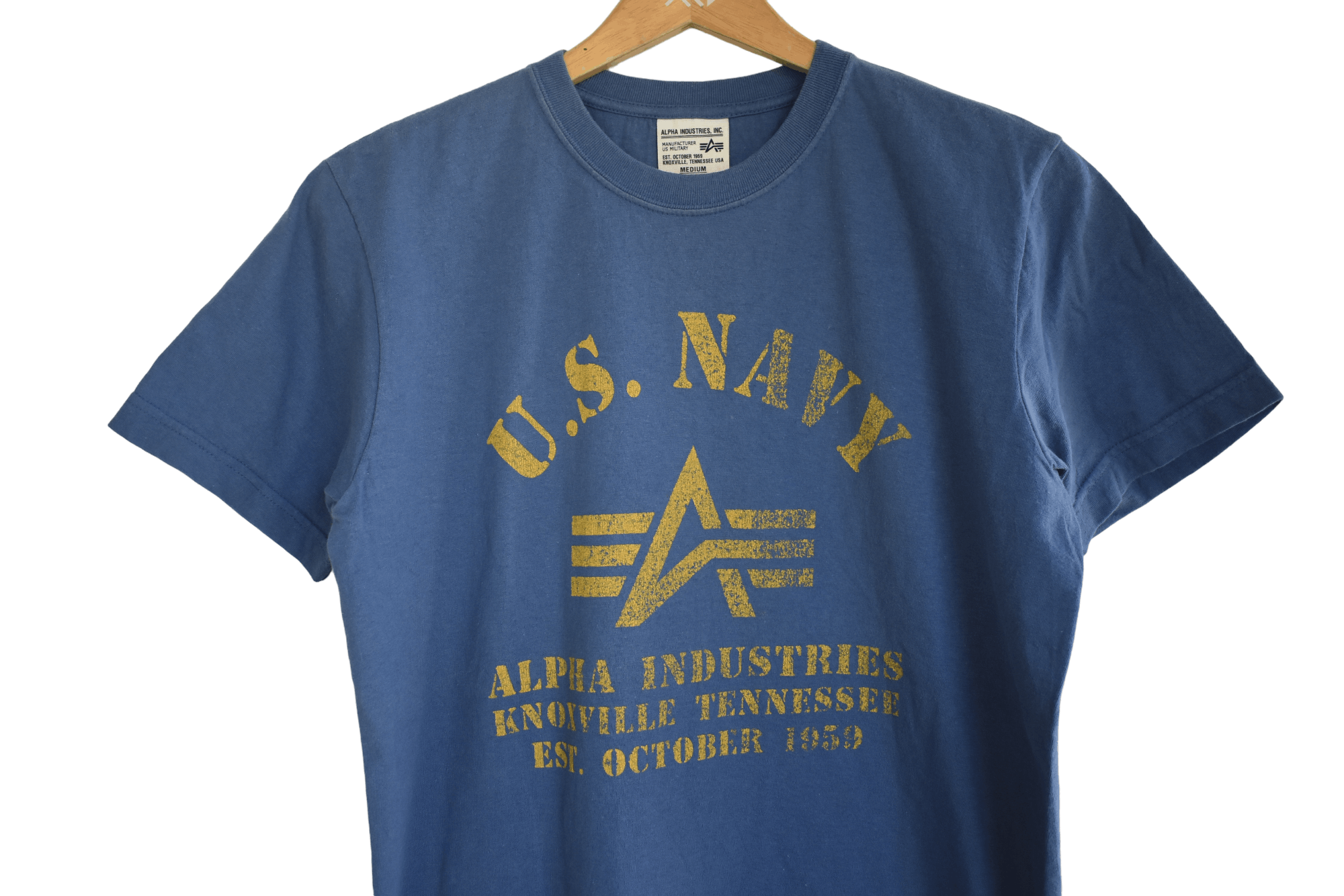 Alpha Industries A016 U.S Navy Tee by Alpha Industries Size US M / EU 48-50 / 2 - 2 Thumbnail