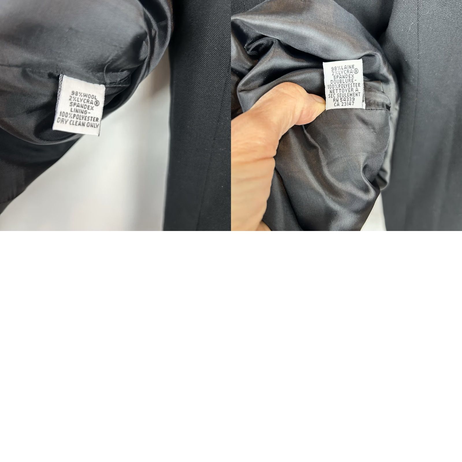 Talbots Talbots Blazer Jacket Womens 12 Black Minimalist Office USA Vintage Capsule Size XL / US 12-14 / IT 48-50 - 8 Thumbnail