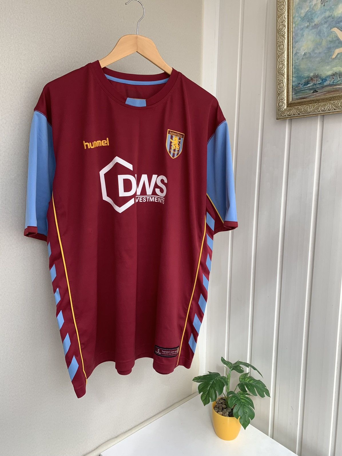 Hummel Hummel ASTON VILLA FC 2005-2006 Vintage Home Shirt Size XL Size US XL / EU 56 / 4 - 1 Thumbnail
