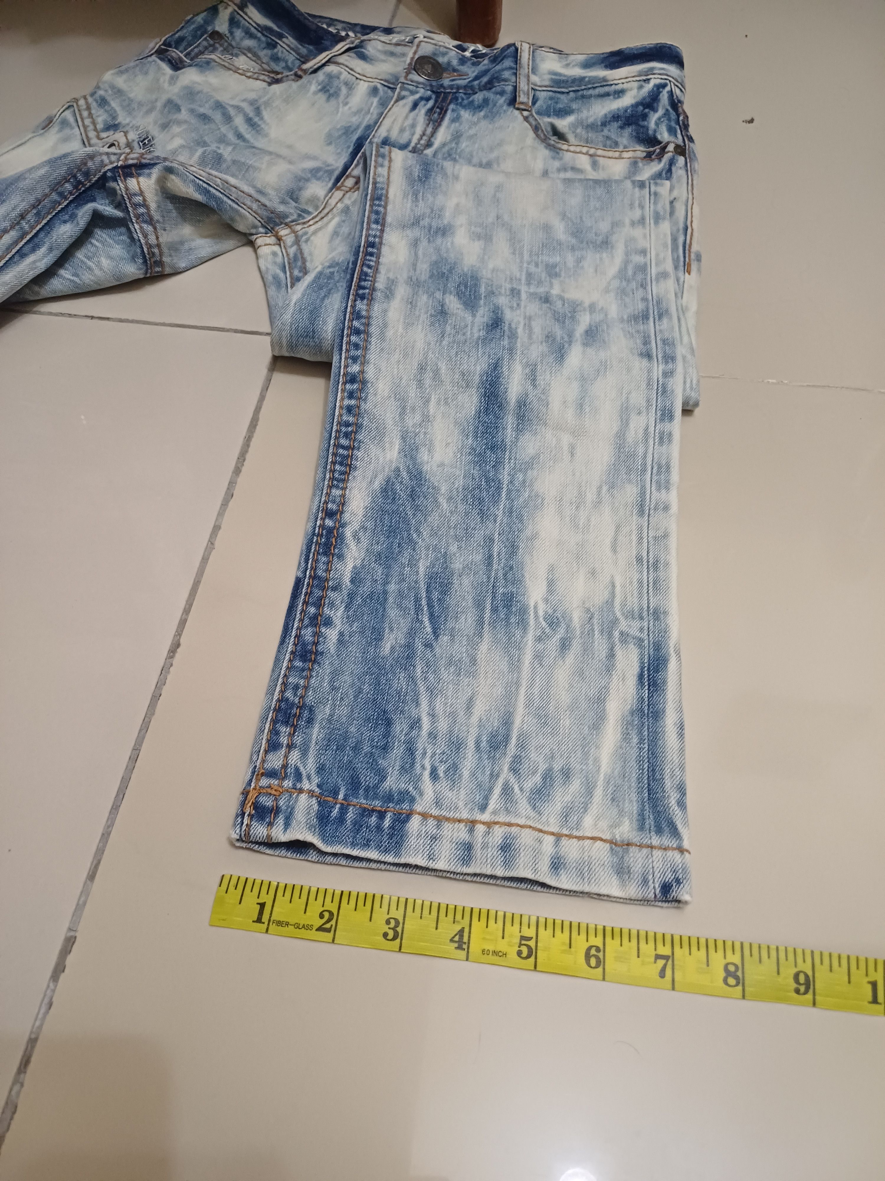 Seditionaries Crazy acid wash jeans Punk Goth Distressed MCD Jeans Size US 30 / EU 46 - 18 Thumbnail