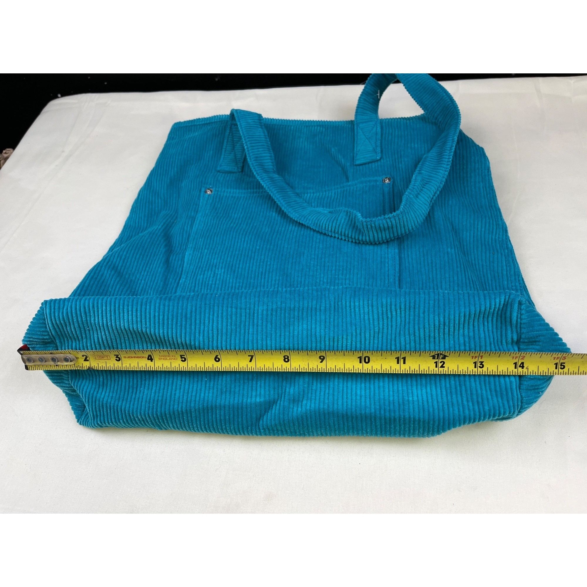 Bdg BDG Women's Blue Corduroy Shoulder Tote Bag SKU 5177 Size ONE SIZE - 4 Thumbnail