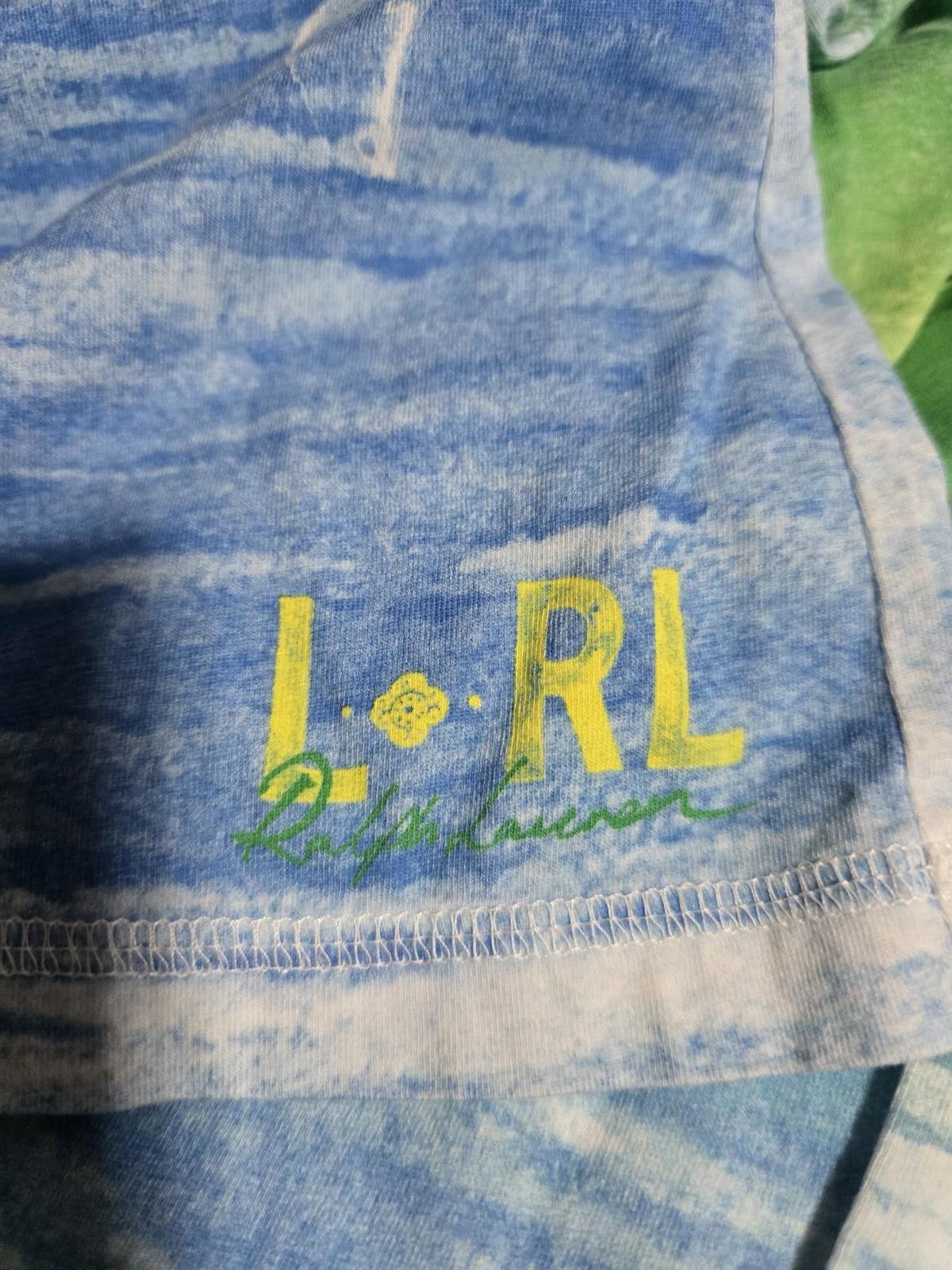 Lauren Ralph Lauren Lauren Active Shirt Green Blue Gradient Floral Print Size XS / US 0-2 / IT 36-38 - 4 Thumbnail