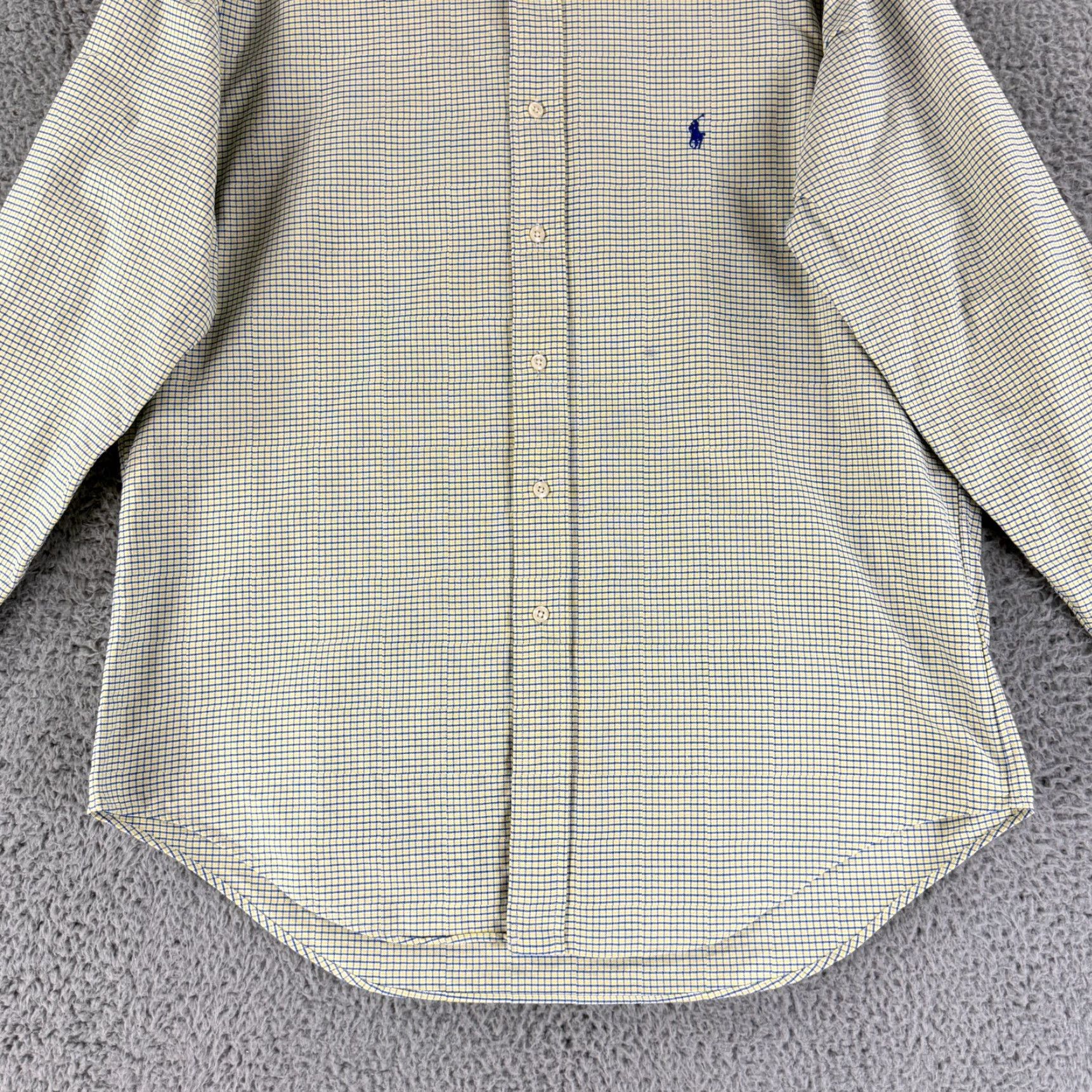 Ralph Lauren Ralph Lauren Button-Down Shirt Mens Medium Classic Fit Check Print Long Sleeve Shirt Size US M / EU 48-50 / 2 - 5 Thumbnail