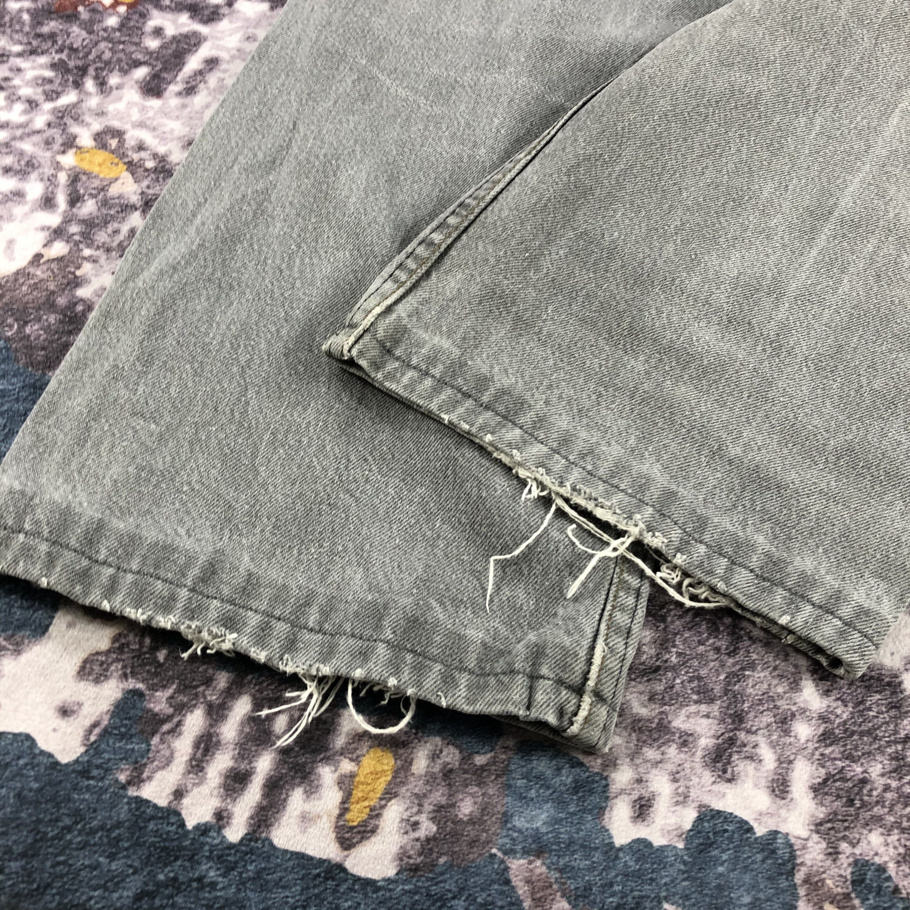 Levi's × Vintage Vintage 90s Faded Black Levis 501 Jeans-JM2394 Size US 37 - 4 Thumbnail