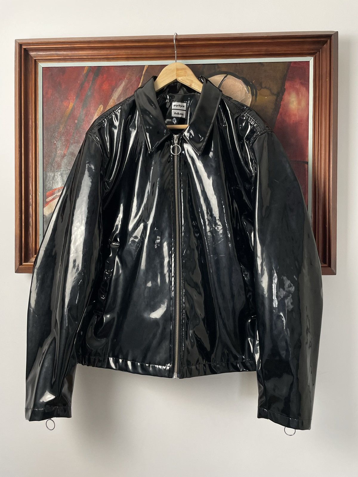 Eytys Eytys Buck Tar leather style coated denim jacket | Grailed