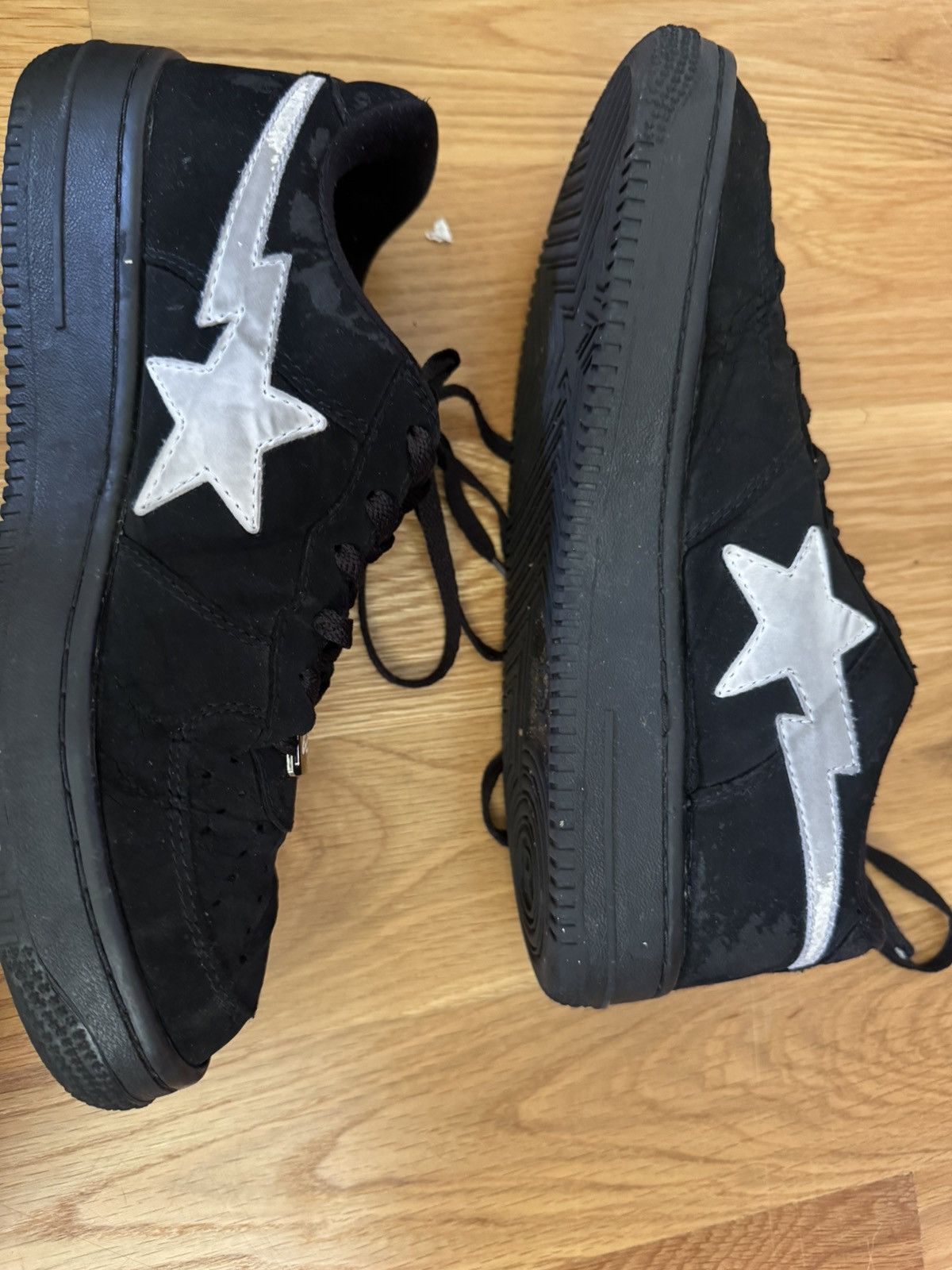 Bape Sz 10 OG BAPESTA BLACK with WHITE STAR BAPES Size US 10 / EU 43 - 3 Thumbnail