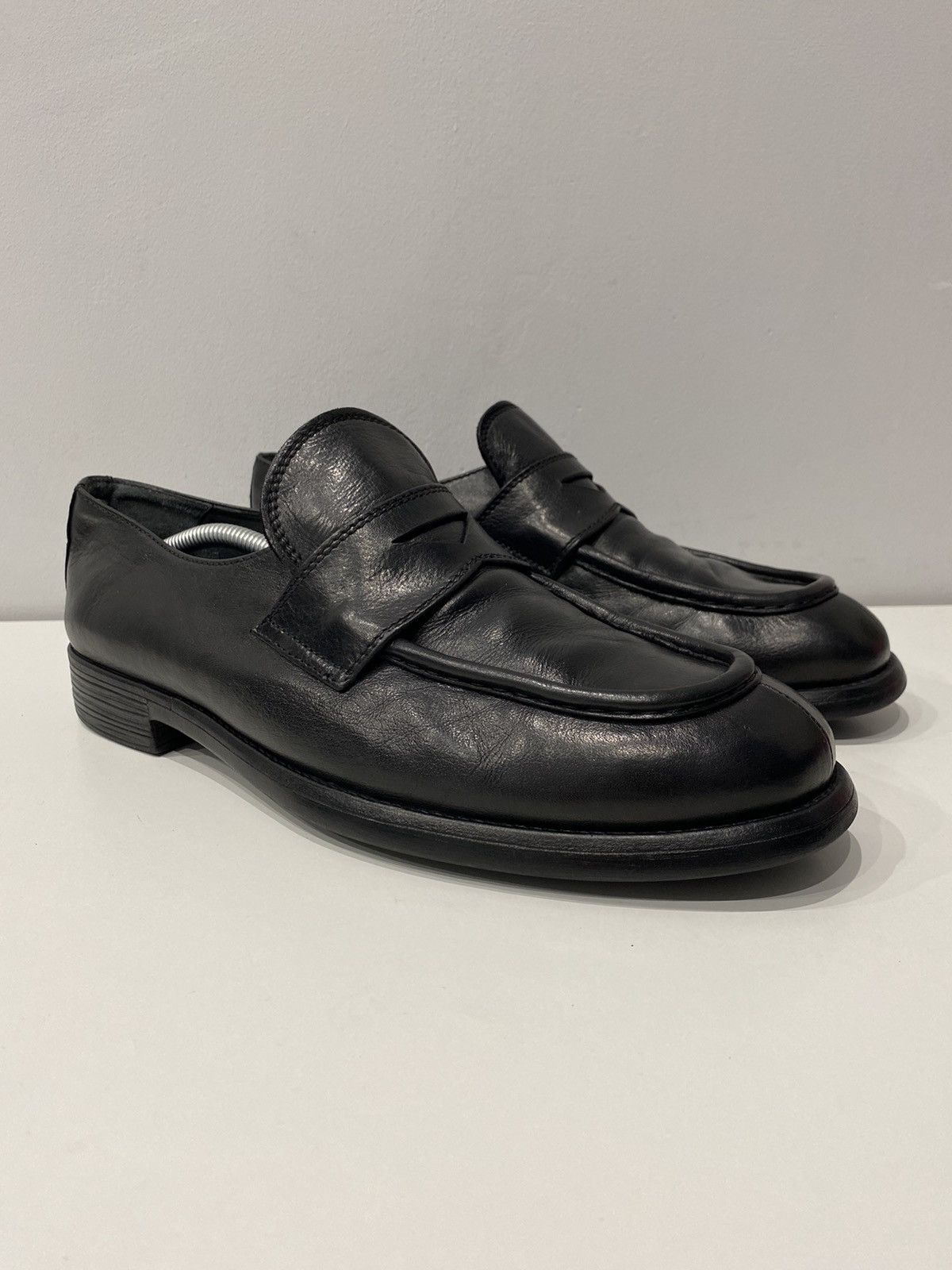 Officine Creative Officine Creative Chronicle 026 Black Leather Penny Loafers Size US 11 / EU 44 - 1 Thumbnail
