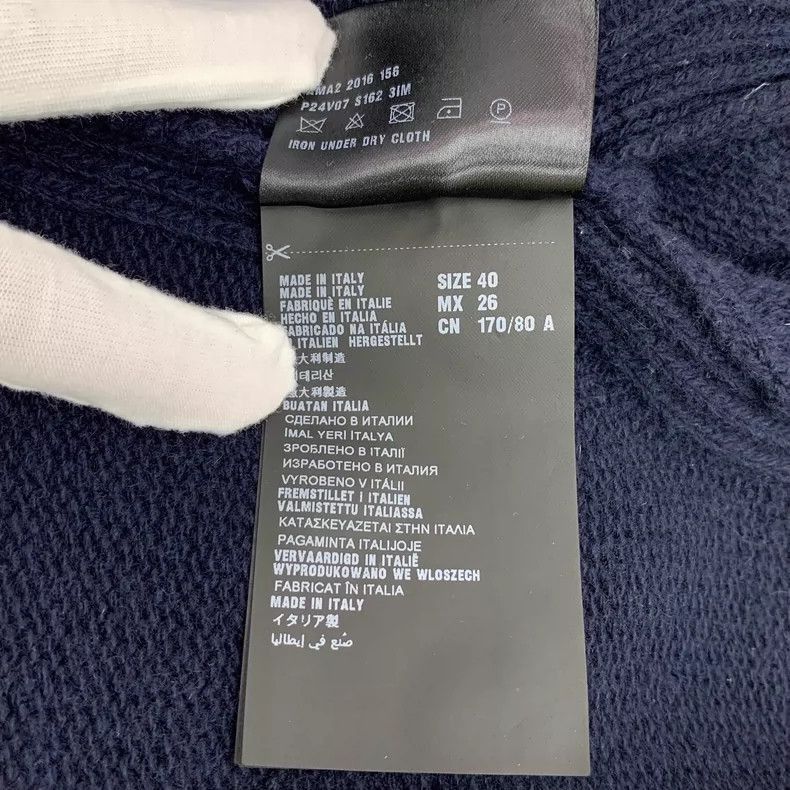 Prada Prada Navy Blue Wool Long Sleeve Sweater -2505 Size US M / EU 48-50 / 2 - 7 Thumbnail