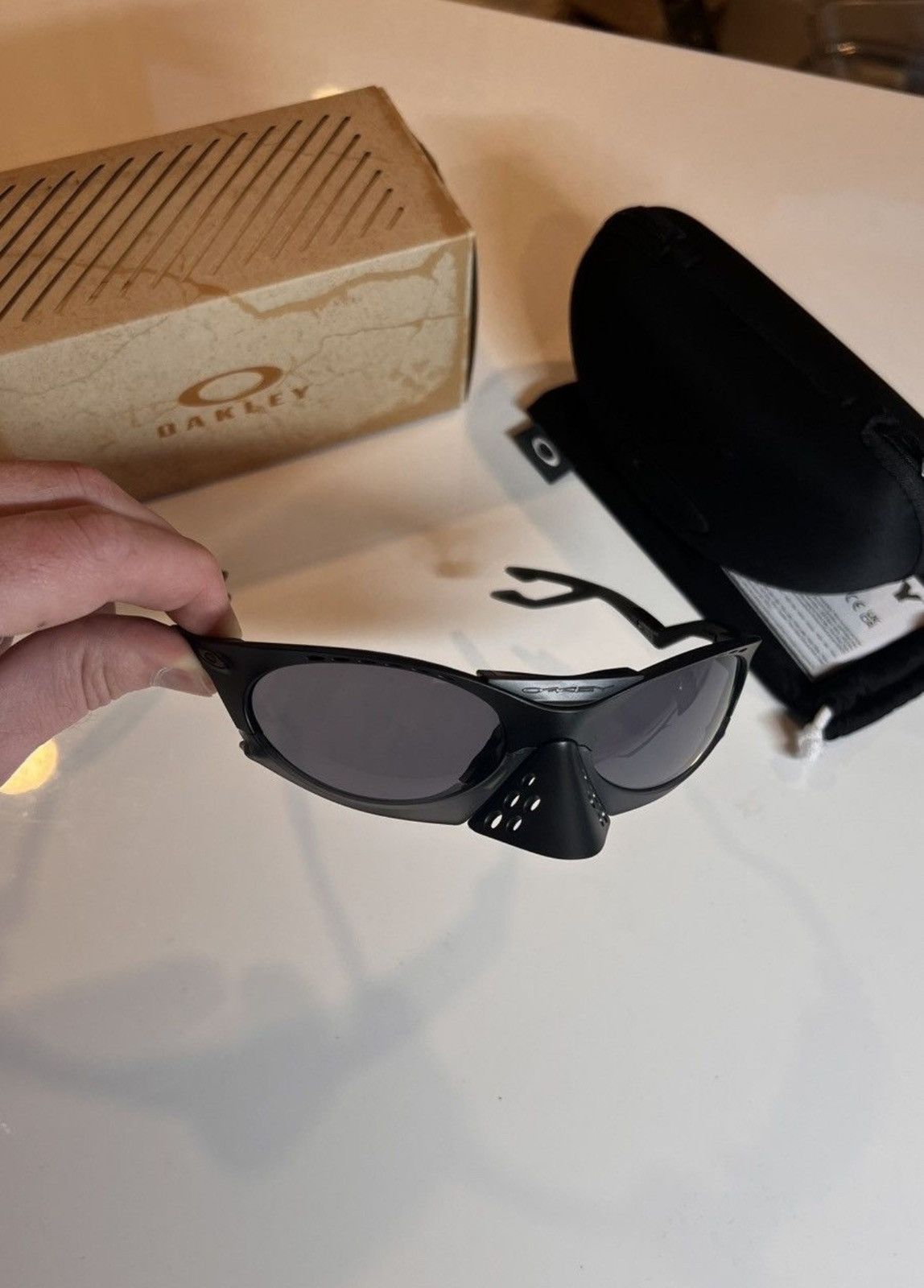 Oakley Oakley sunglasses plantaris prizm grey matte black Oakley Oakley sunglasses plantaris prizm grey matte black