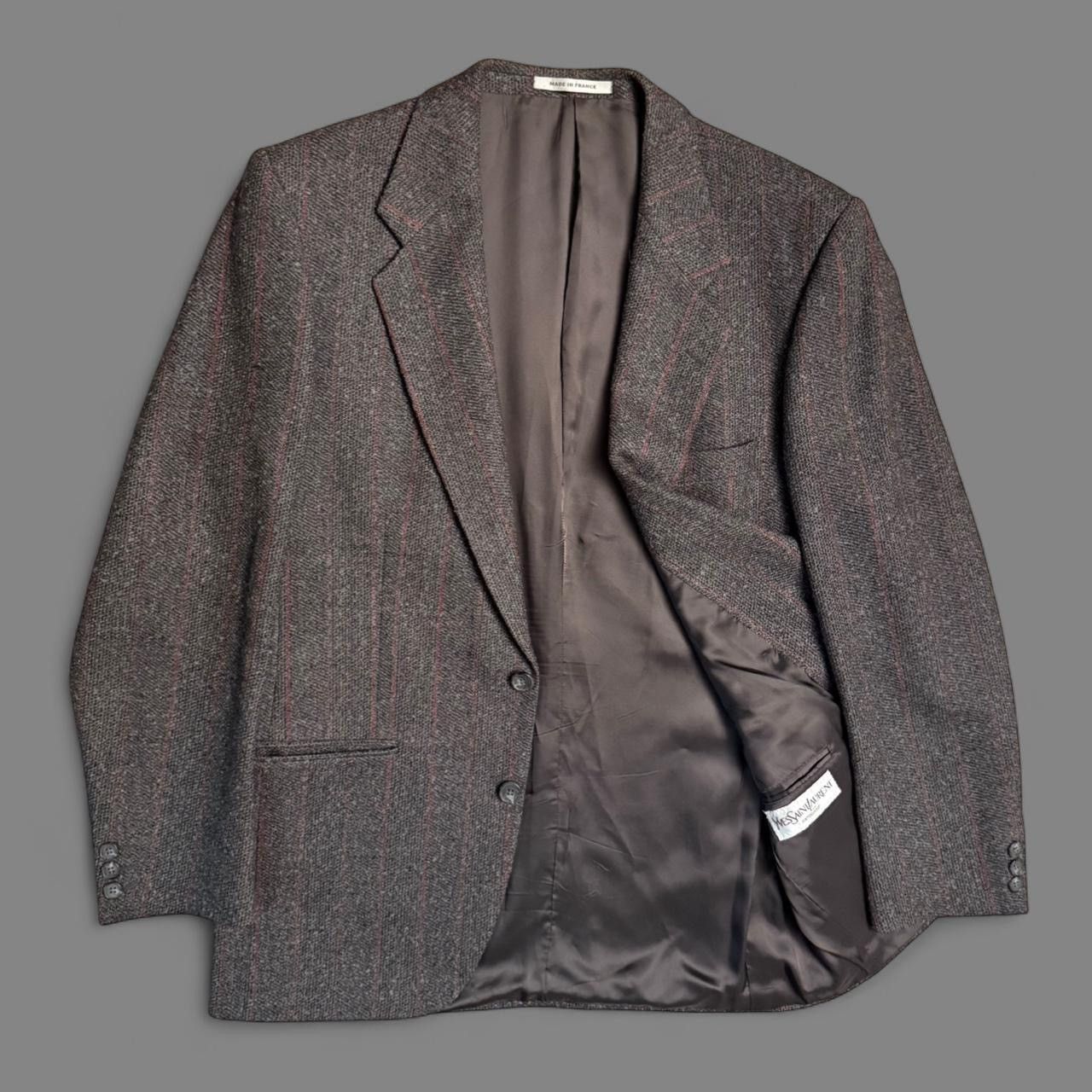 Yves Saint Laurent Vintage YSL blazer- 100% Wool Size 44L - 2 Thumbnail