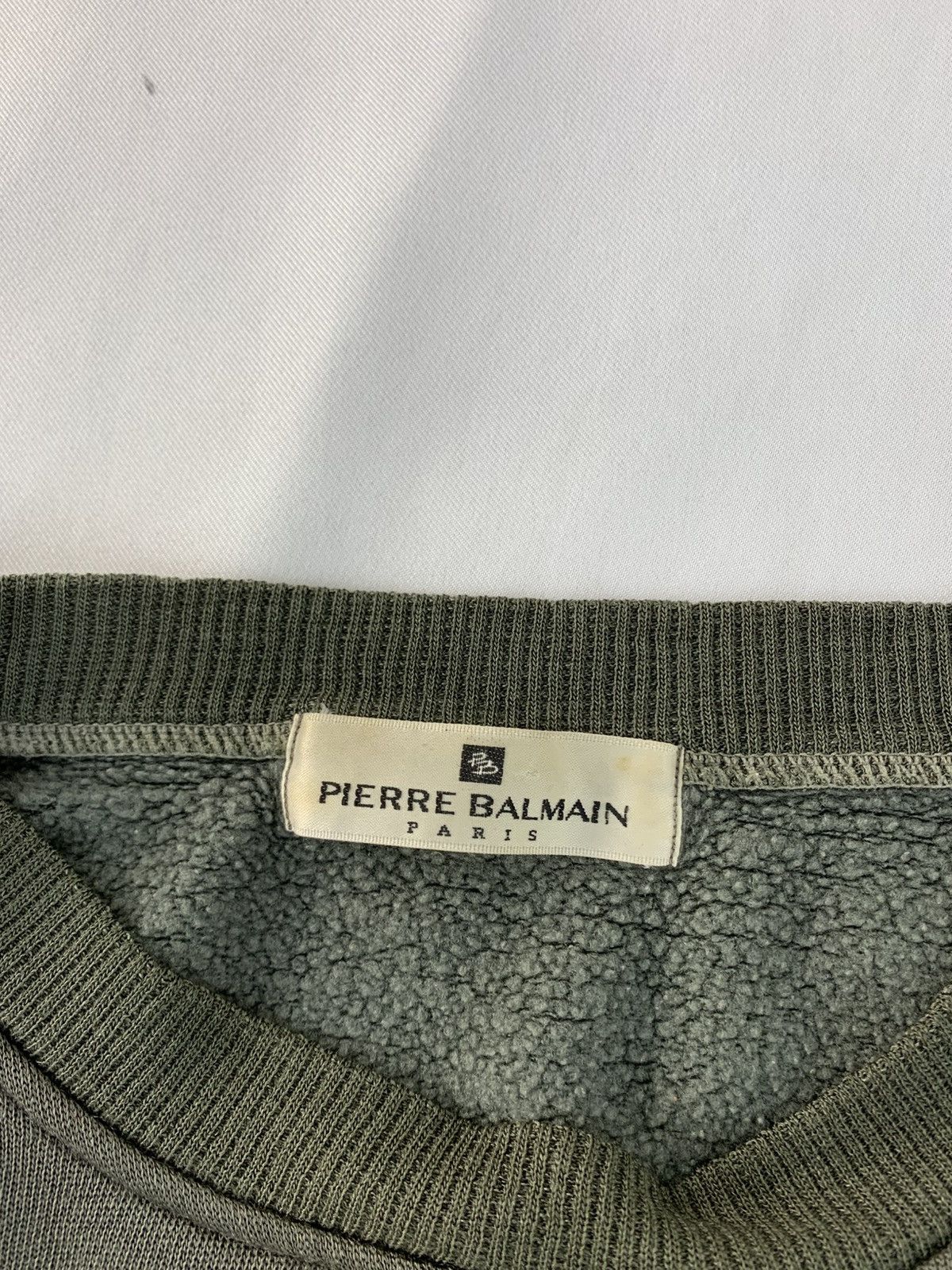 Pierre Balmain 90s Pierre Balmain Paris Crewneck Pullover Embroidery Logo Size US XL / EU 56 / 4 - 4 Thumbnail