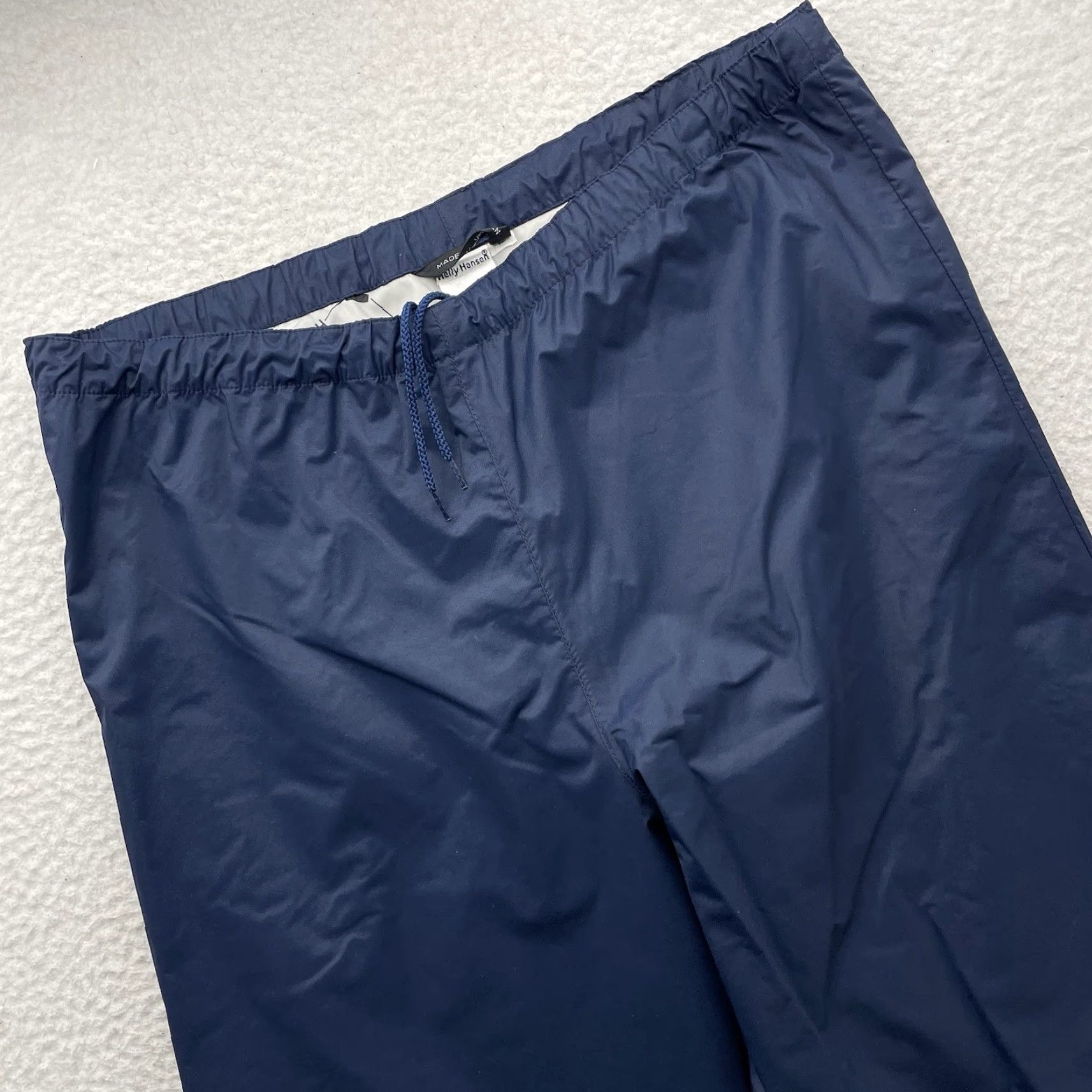 Helly Hansen VTG Helly Hansen Pants Mens Large Navy Blue Tech Waterproof Ankle Zip Weather Size US 33 - 2 Thumbnail