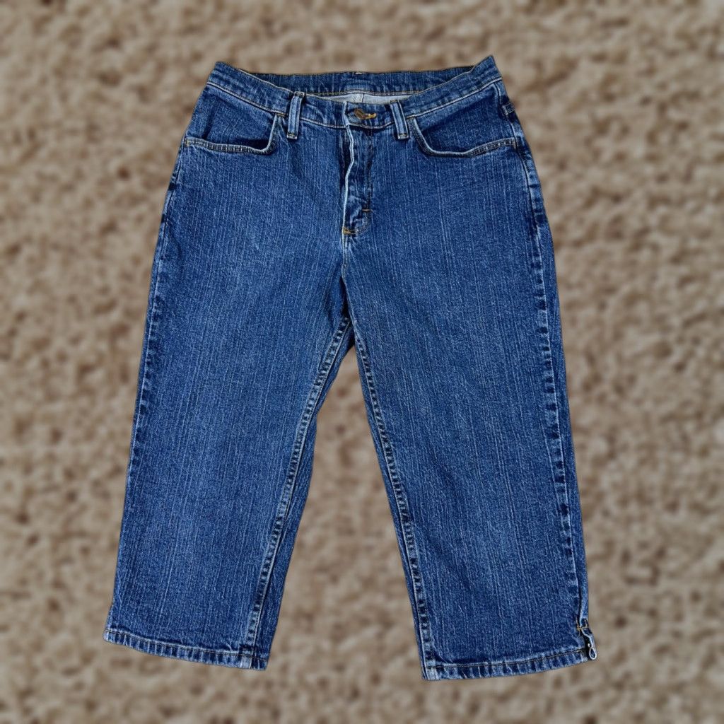 Wrangler VINTAGE Wrangler Jeans Womens 10 P Blue Denim Carpi Cotton Blend Mid Rise 27x18 Size 32" / US 10 / IT 46 - 1 Thumbnail