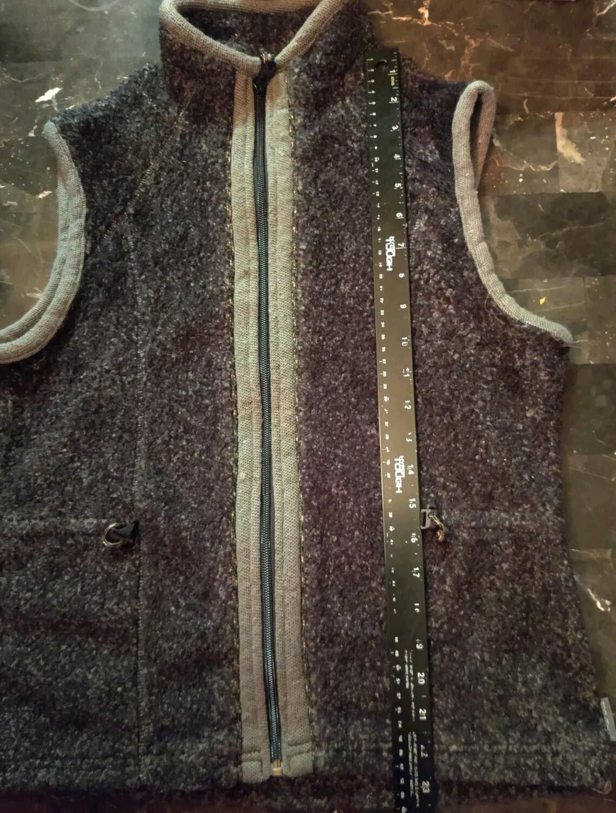 Woolrich Woolen Mills Woolrich Onyx Heather Gray Warm Winter Vest Womens Size Smal Size M / US 6-8 / IT 42-44 - 12 Thumbnail