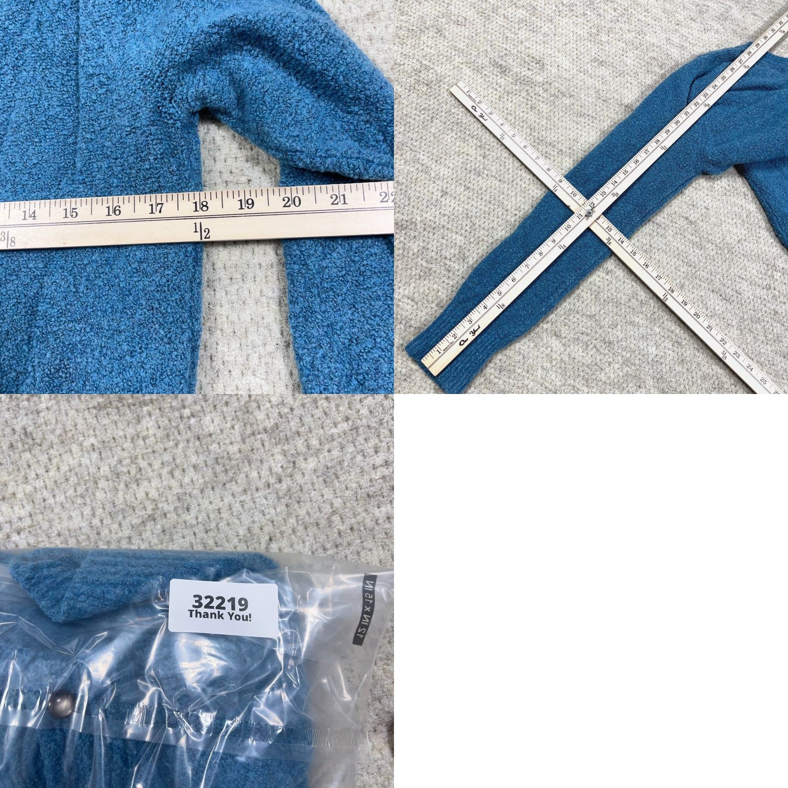 Vintage VINTAGE L.L. Bean Cardigan Sweater Women Large Blue Wool Blend Lightweight Crewneck Knitted Knit 90s Bohemian Retro Holiday Christmas Gift? Size L / US 10 / IT 46 - 8 Thumbnail