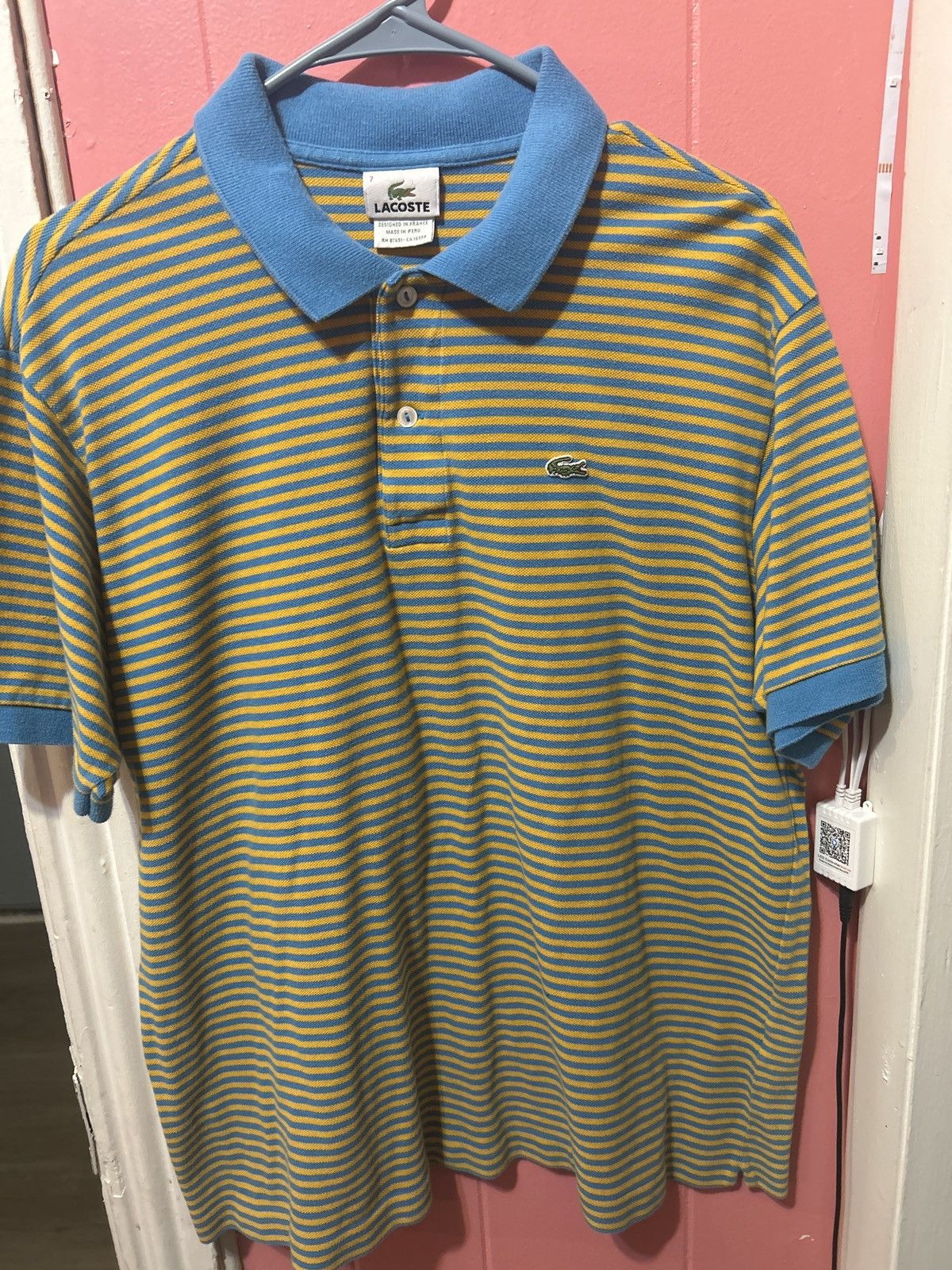Lacoste × Vintage Lacoste collar shirt Size US L / EU 52-54 / 3 - 1 Thumbnail