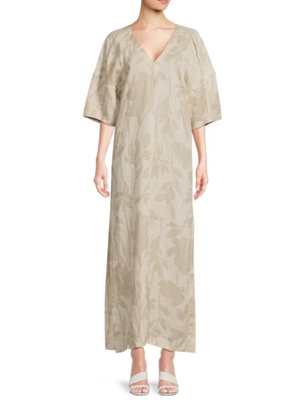 Brunello Cucinelli o1w1db10825 Dress in Light Beige Size L / US 10 / IT 46 - 1 Thumbnail