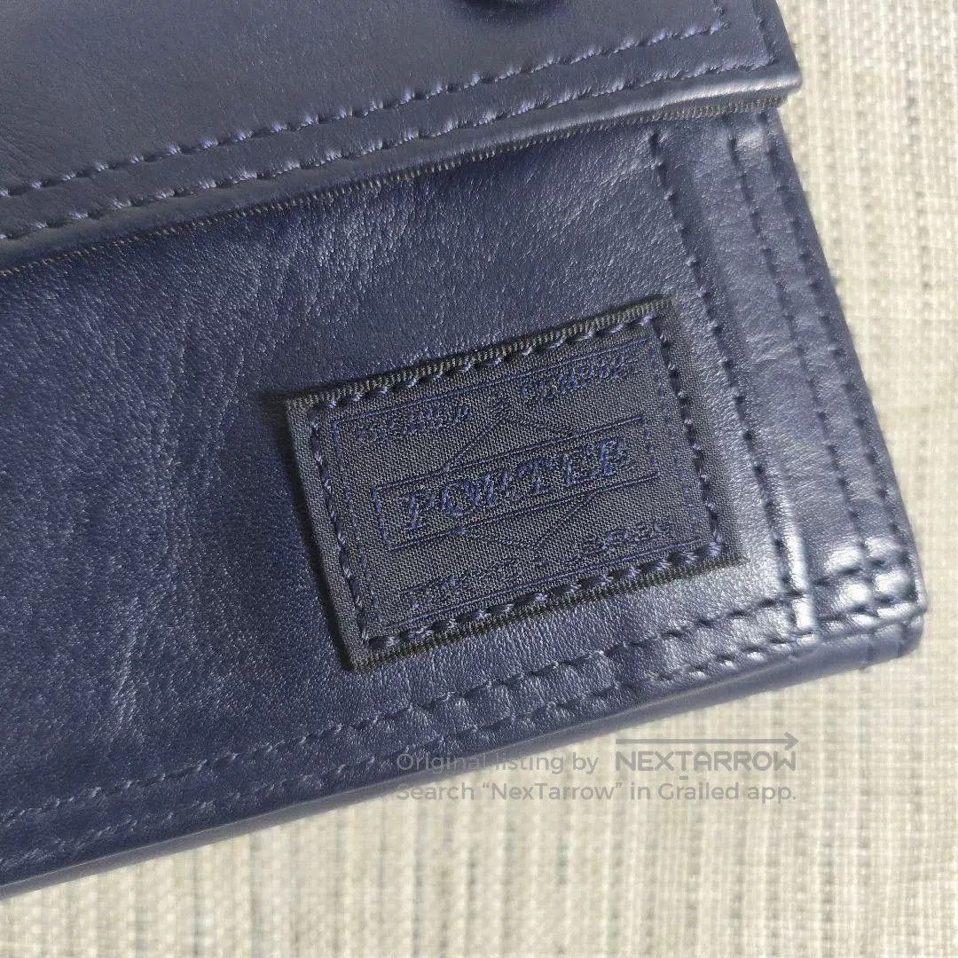 Porter porter freestyle leather wallet in indigo. Size ONE SIZE - 4 Thumbnail