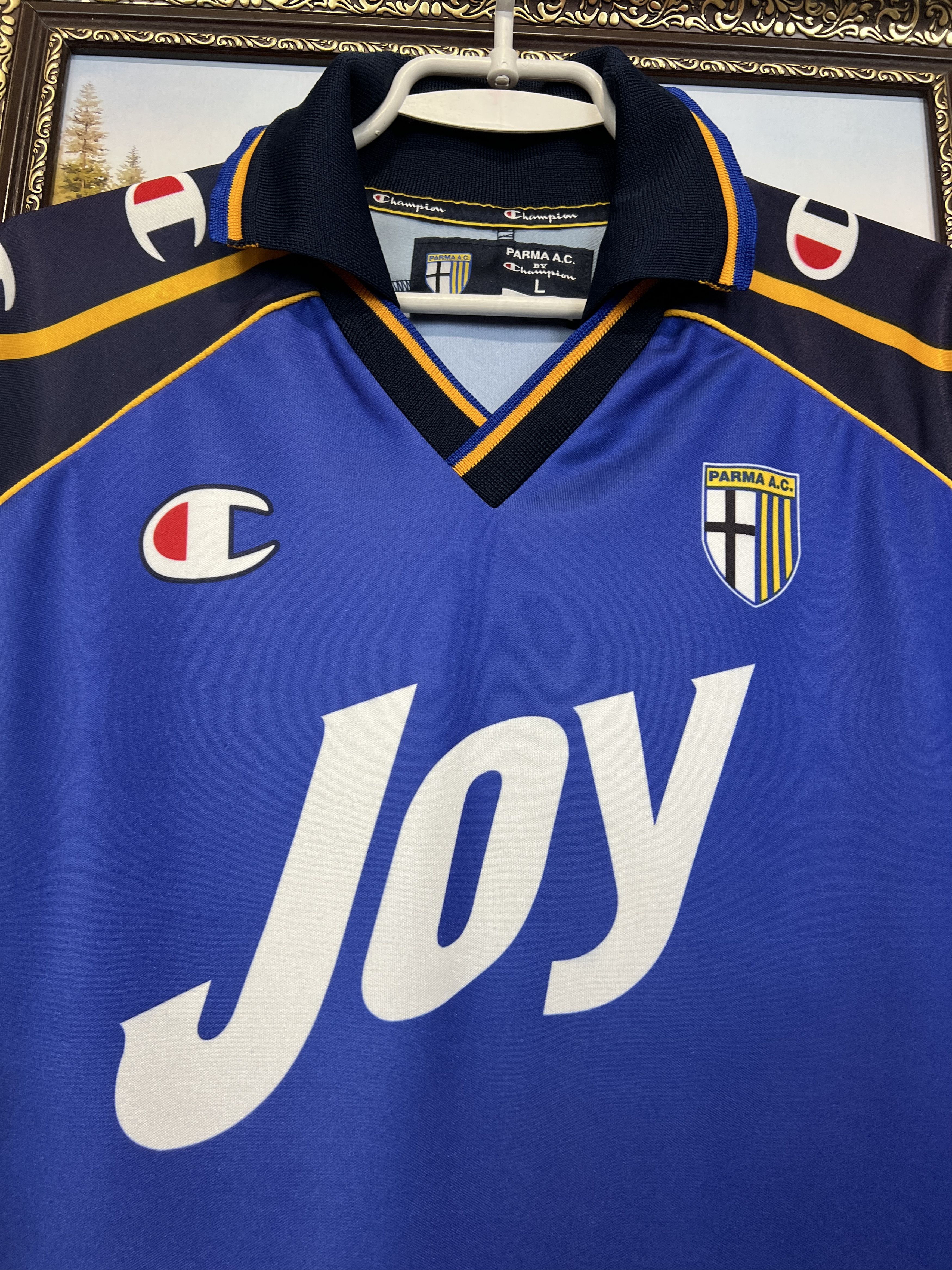 Champion Vintage Parma Football Train Shirt Soccer Maglia Jersey Size US L / EU 52-54 / 3 - 3 Thumbnail
