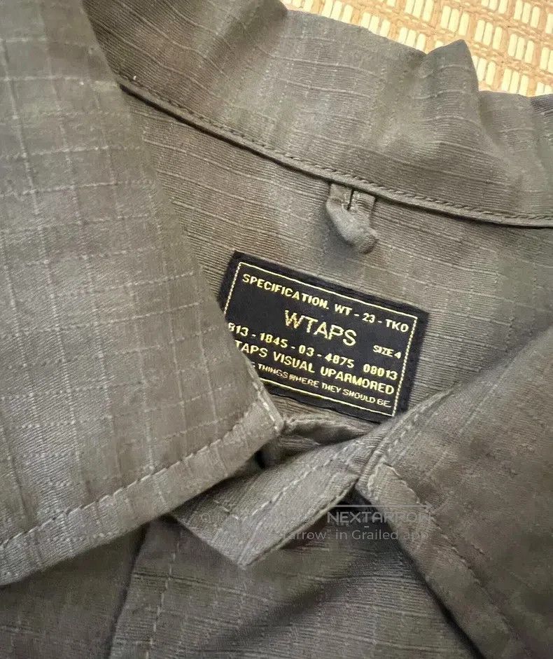 Wtaps Wtaps Short-sleeved four-pocket military green Size US XL / EU 56 / 4 - 2 Thumbnail