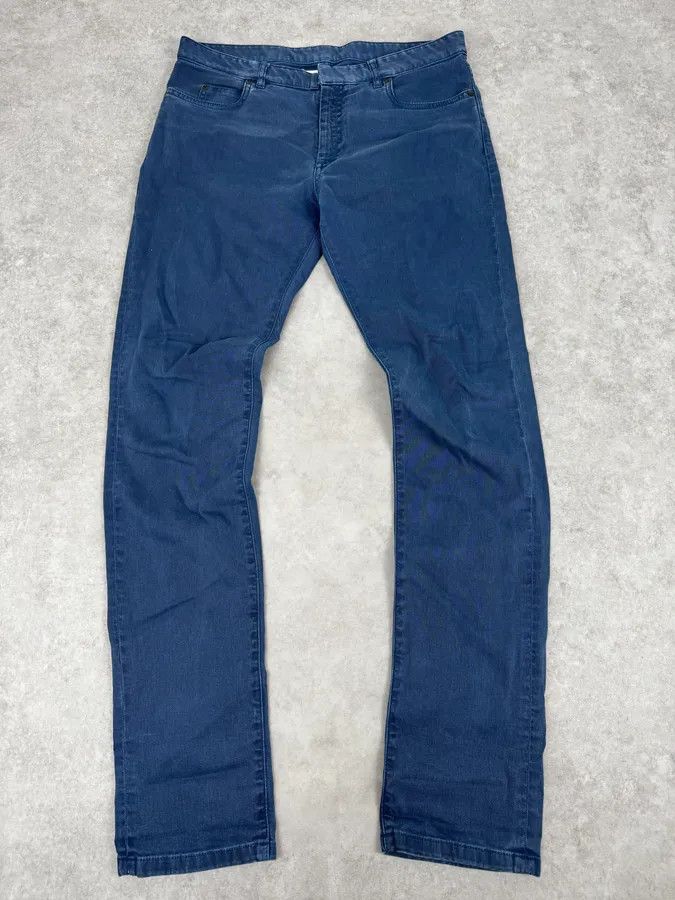 Maison Margiela AW2016 Maison Margiela Navy Cotton Pants Size US 32 / EU 48 - 2 Thumbnail