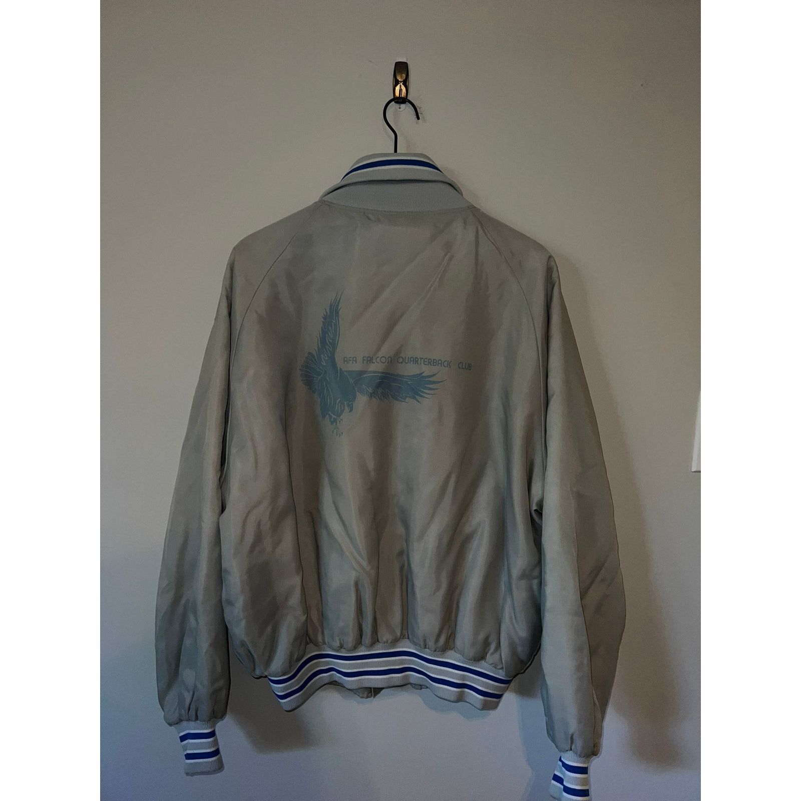 Vintage Vintage Air Force Bomber Jacket Falcon Quarterback AFA 80s L Size US L / EU 52-54 / 3 - 11 Thumbnail