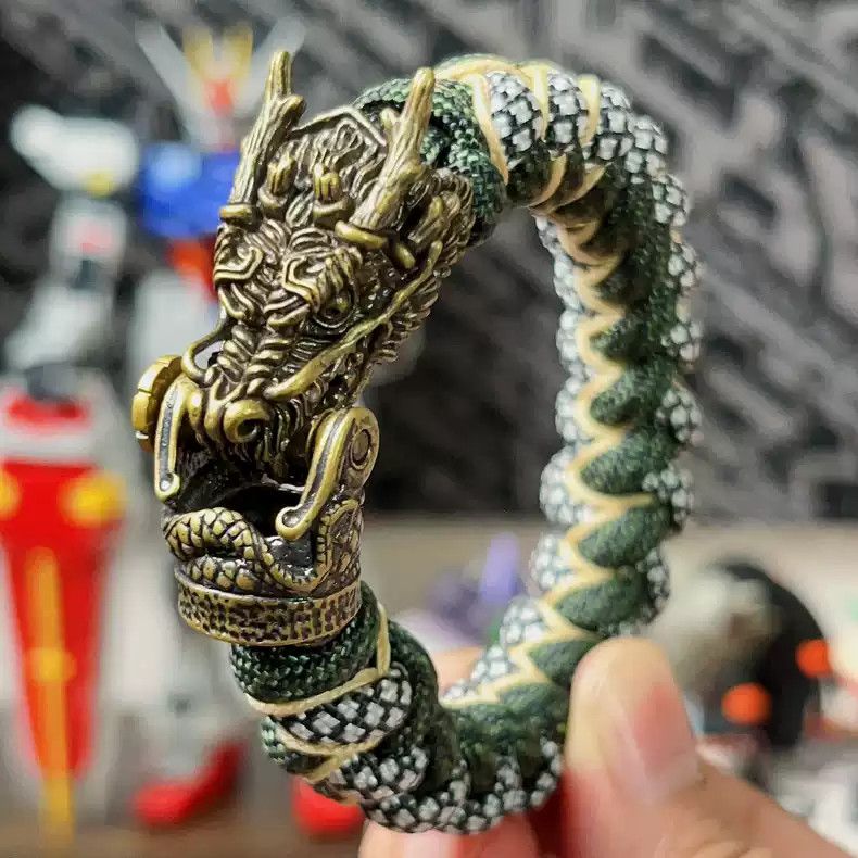 Handmade × Vintage Handmade Chinese Zodiac Dragon Paracord Bracelet Size ONE SIZE - 1 Thumbnail