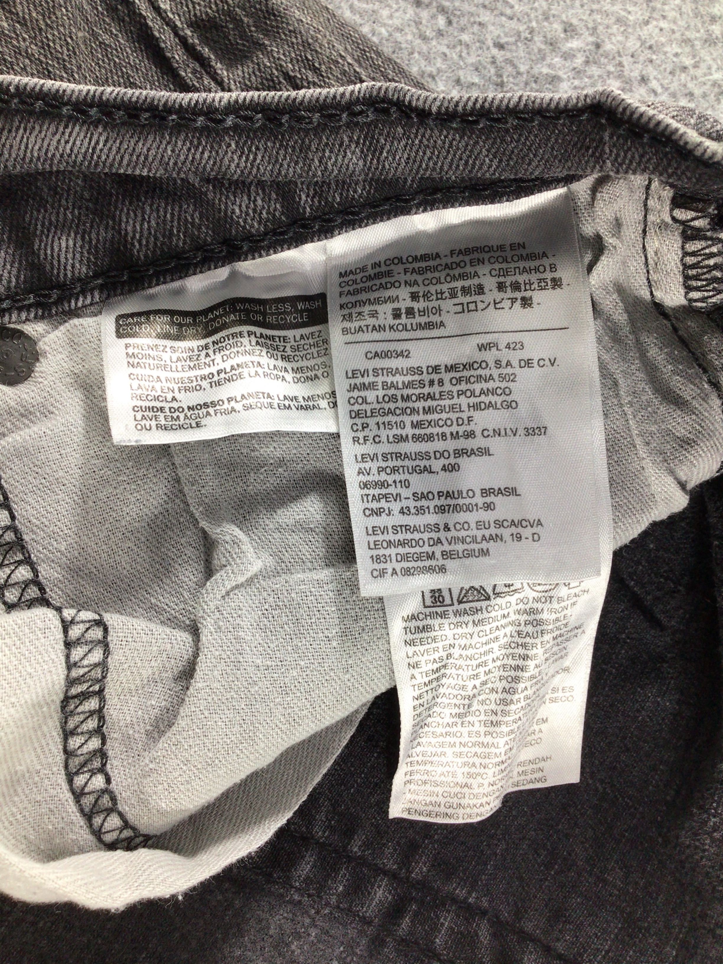 Levi's Vintage Levis Jeans Faded Black Denim -J487 Size US 30 / EU 46 - 10 Thumbnail