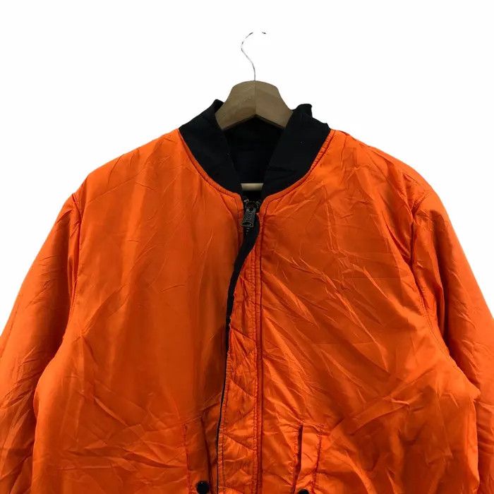 Alpha Industries Vtg 90’ ALPHA INDUSTRIES USAF Type MA-1 Flight Jacket Size US XL / EU 56 / 4 - 3 Thumbnail