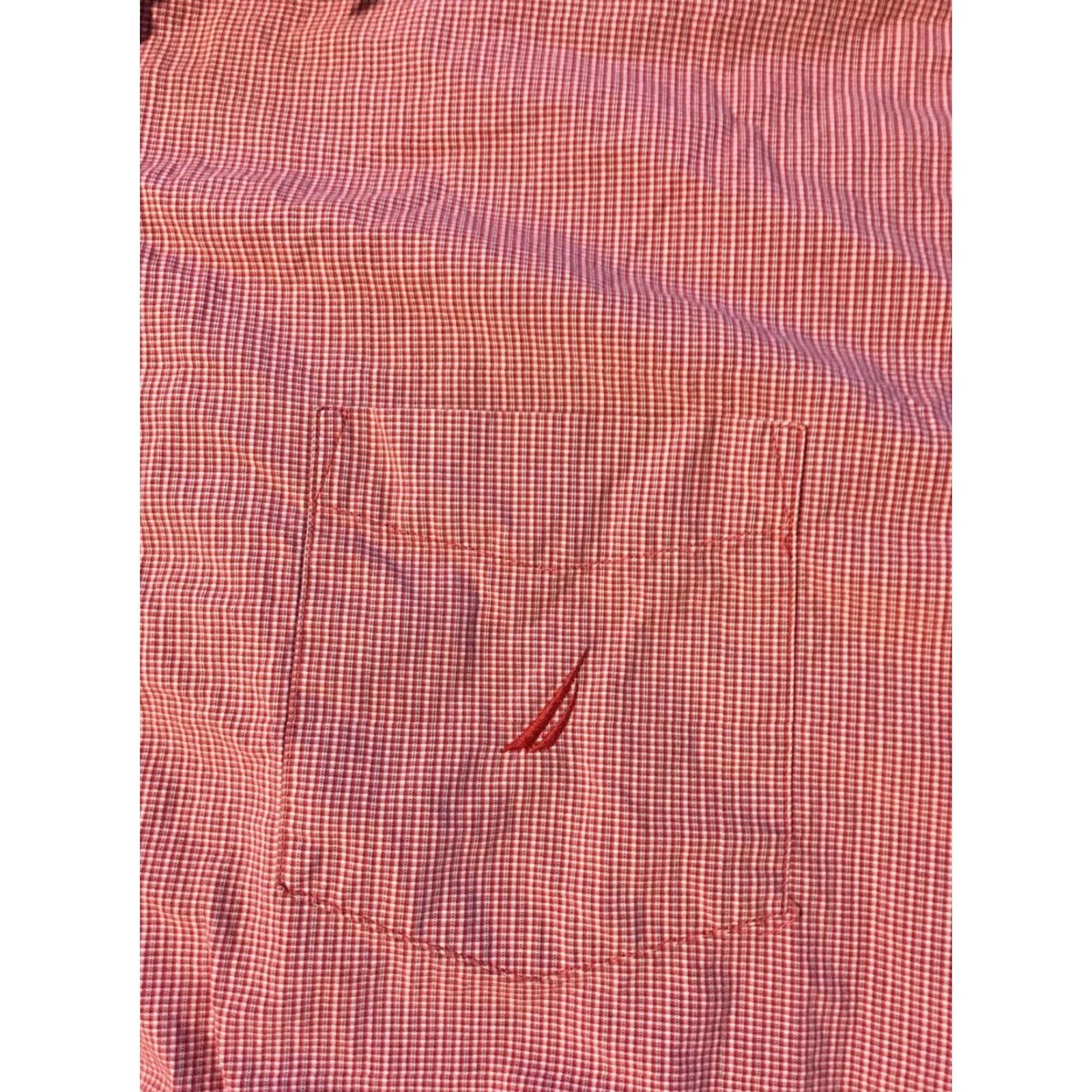 Nautica VINTAGE Nautica Shirt XL Red Plaid Button-Down Short Sleeve 90s Sports Sailing Men Size US XL / EU 56 / 4 - 2 Thumbnail